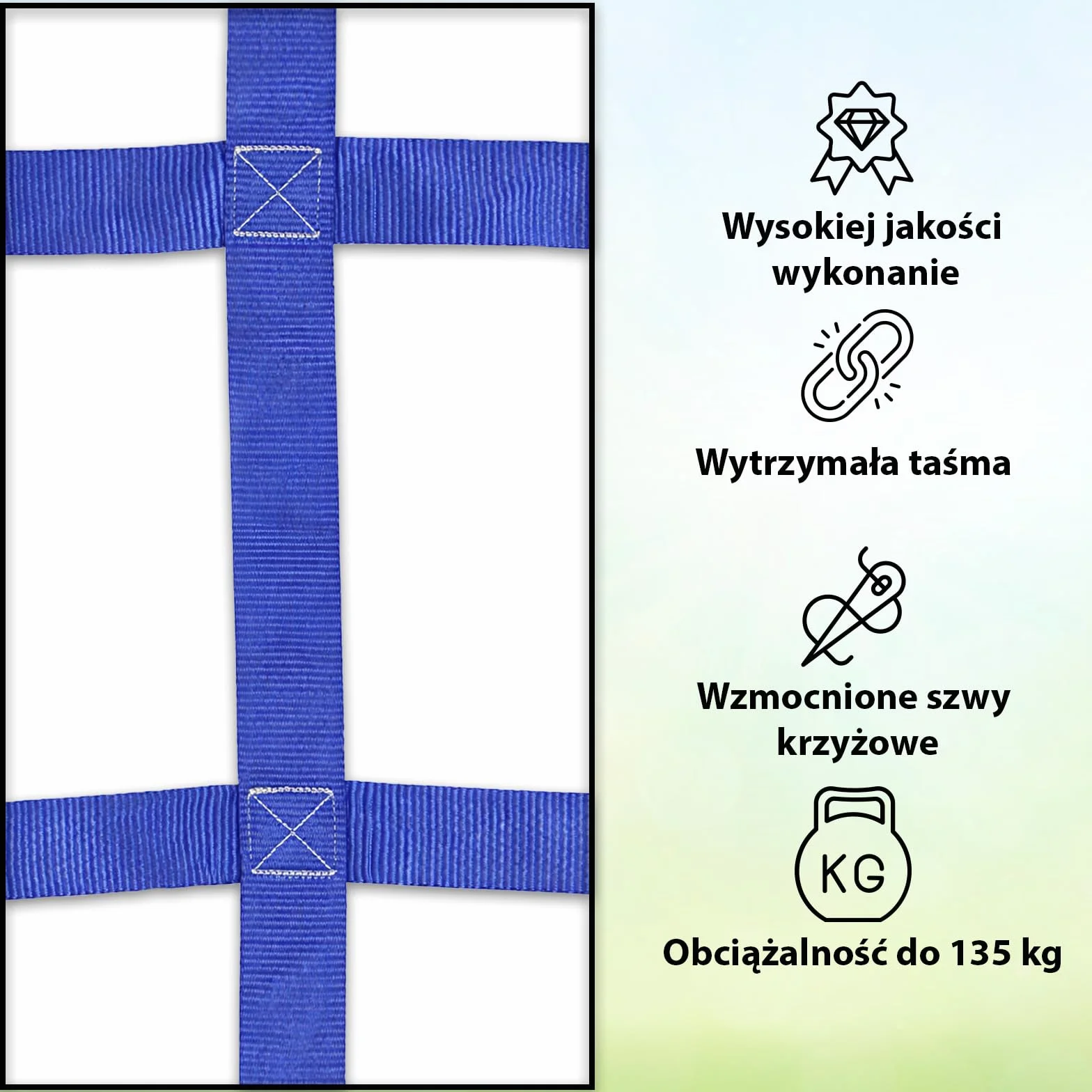 ALPIDEX Ninja Line Dzieci Slackline Przeszkody Zestaw Pierścieni Gimnastycznych Wêzły linowe Huśtawka Akcesoria Drabinki
