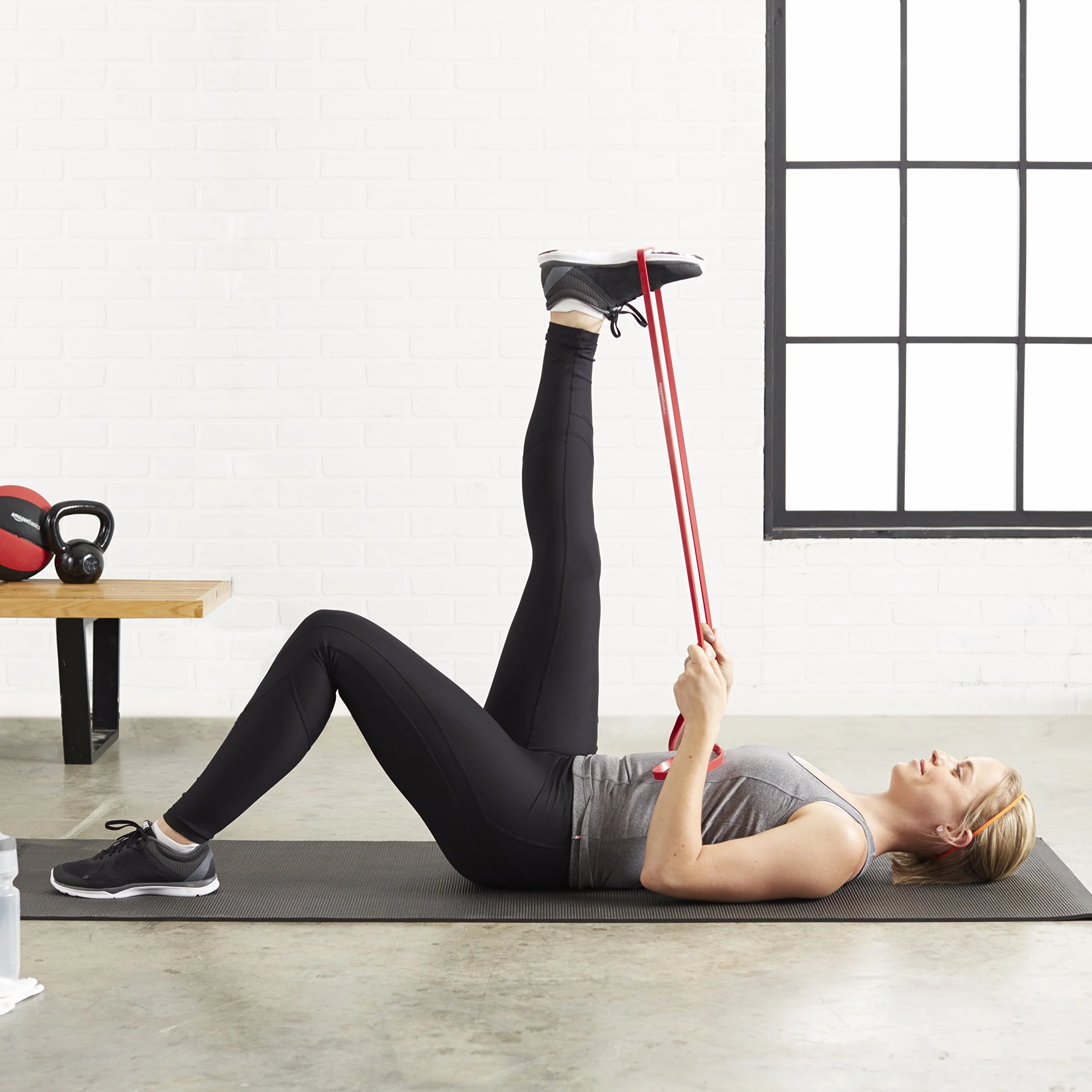 Amazon Basics Taśma do fitnessu, taśma oporowa