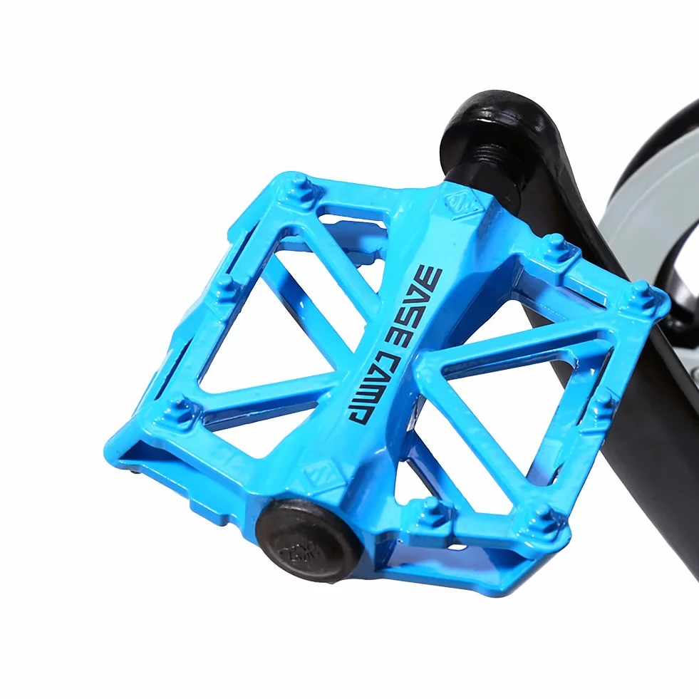 Pedał rowerowy ze stopu aluminium antypoślizgowy ultralekki trwały 1 para niebieski do roweru szosowego BMX