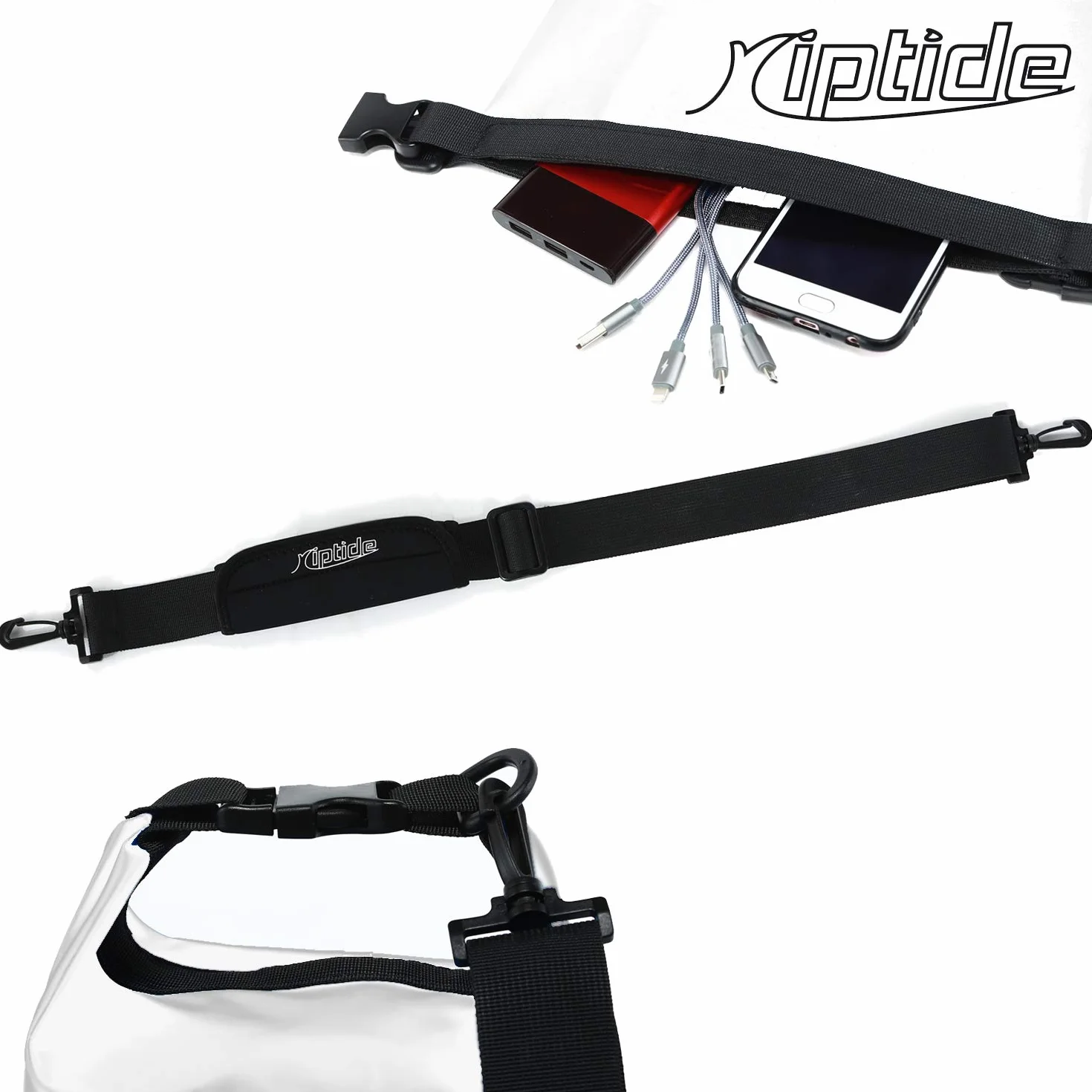 riptide Dry Bag Wodoszczelny worek z paskiem na ramię, biały, 20 l