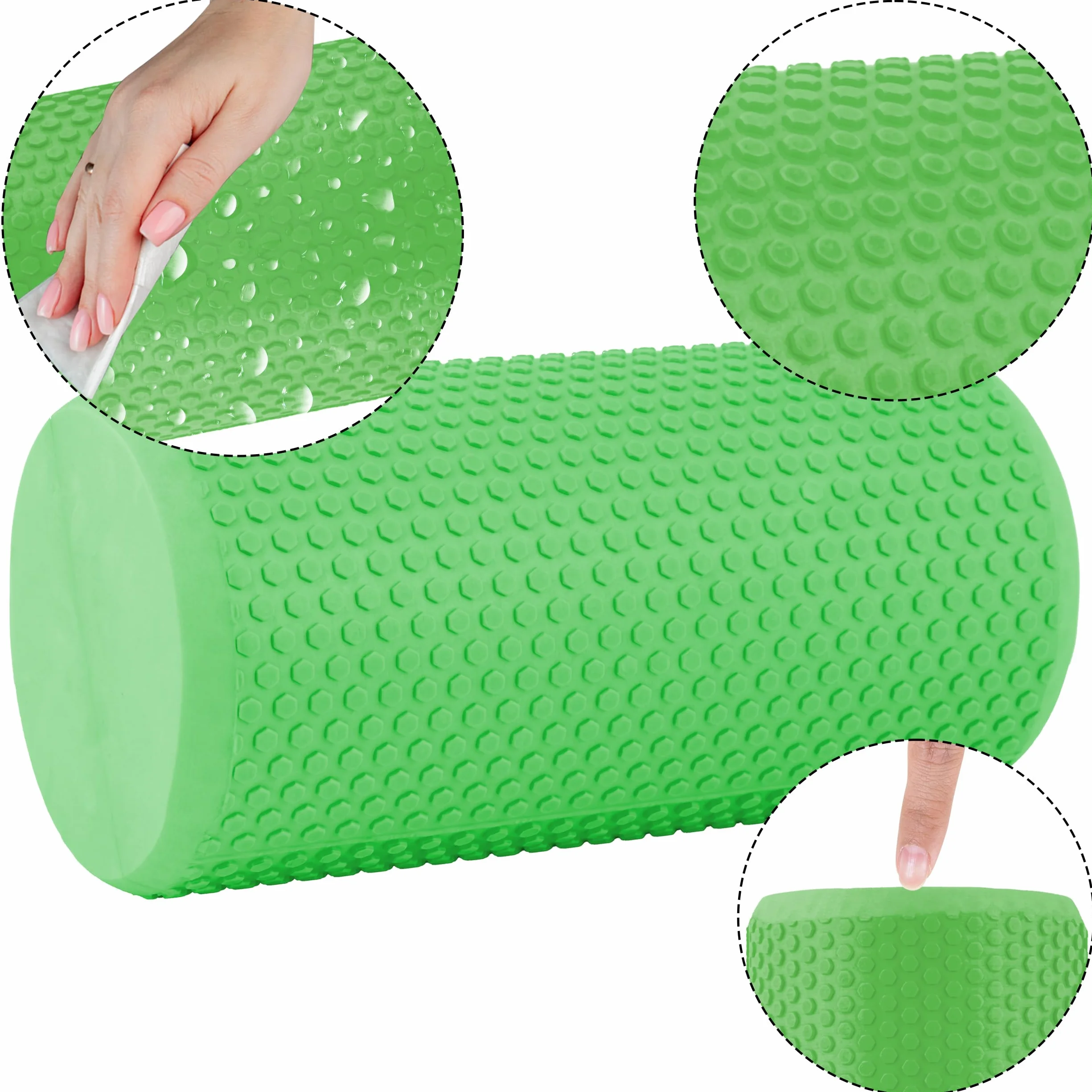 Neo-Sport Roller roler do masażu do ćwiczeń wałek crossfit masażer NS-963 zielony