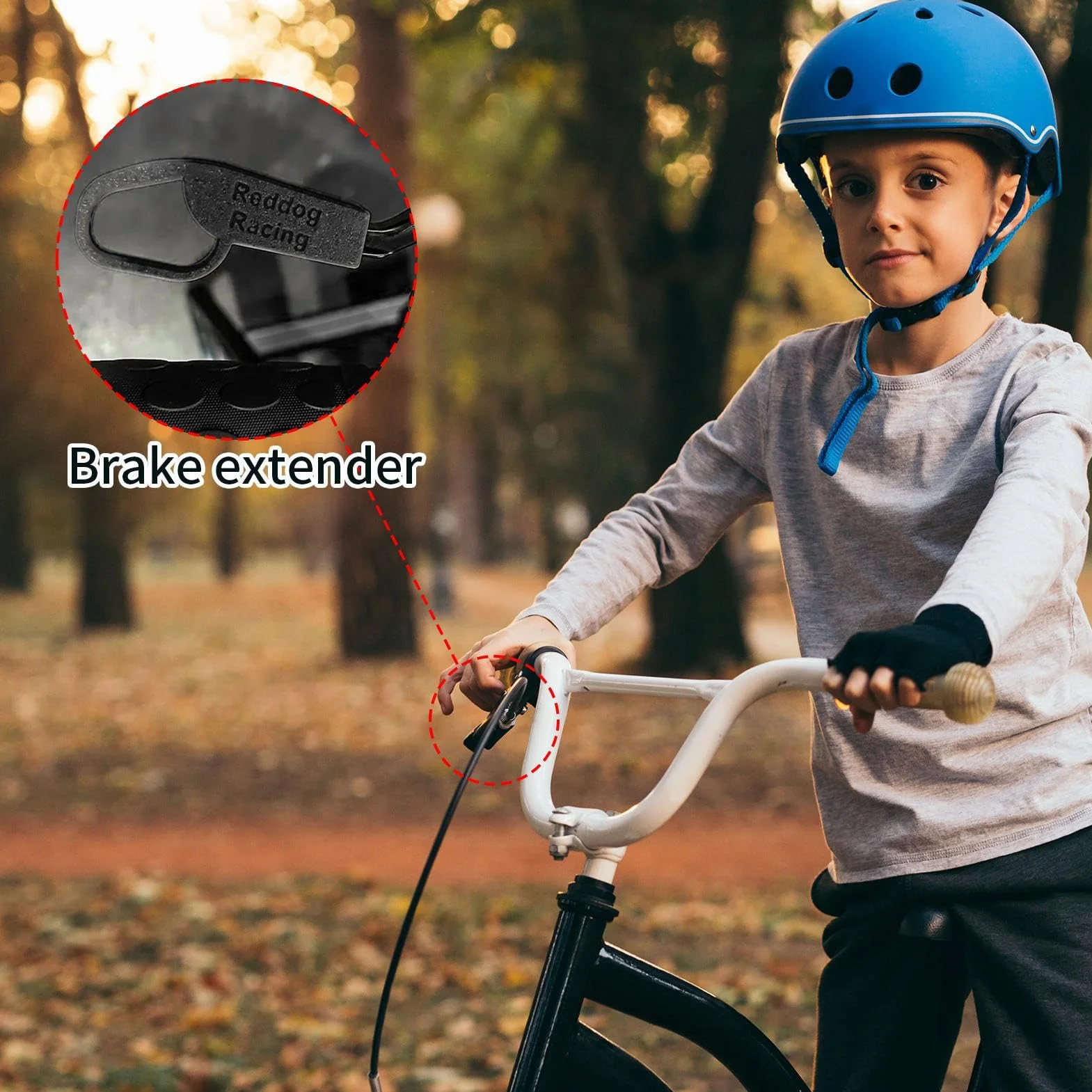 Przedłużacz hamulca ręcznego rowerowego, adapter hamulca ręcznego do roweru, antypoślizgowy, odporny na rdzę, lekkie, ergonomiczne akcesoria dla dzieci, kobiet, dojazdów do pracy, konserwacji, dla