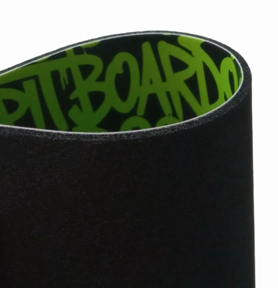 SPITBOARDS 5 laserowych wzorów 110 x 38 mm 1 mm czarne elementy do skate grip taśma komórkowa guma piankowa