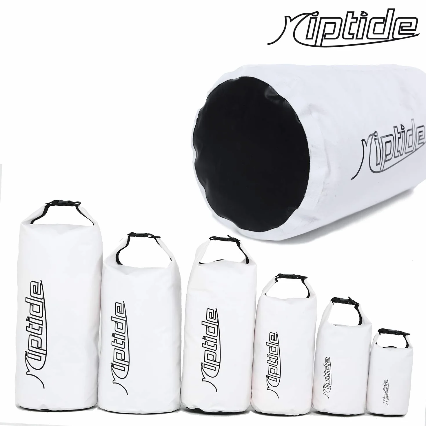 riptide Dry Bag Wodoszczelny worek z paskiem na ramię, biały, 20 l