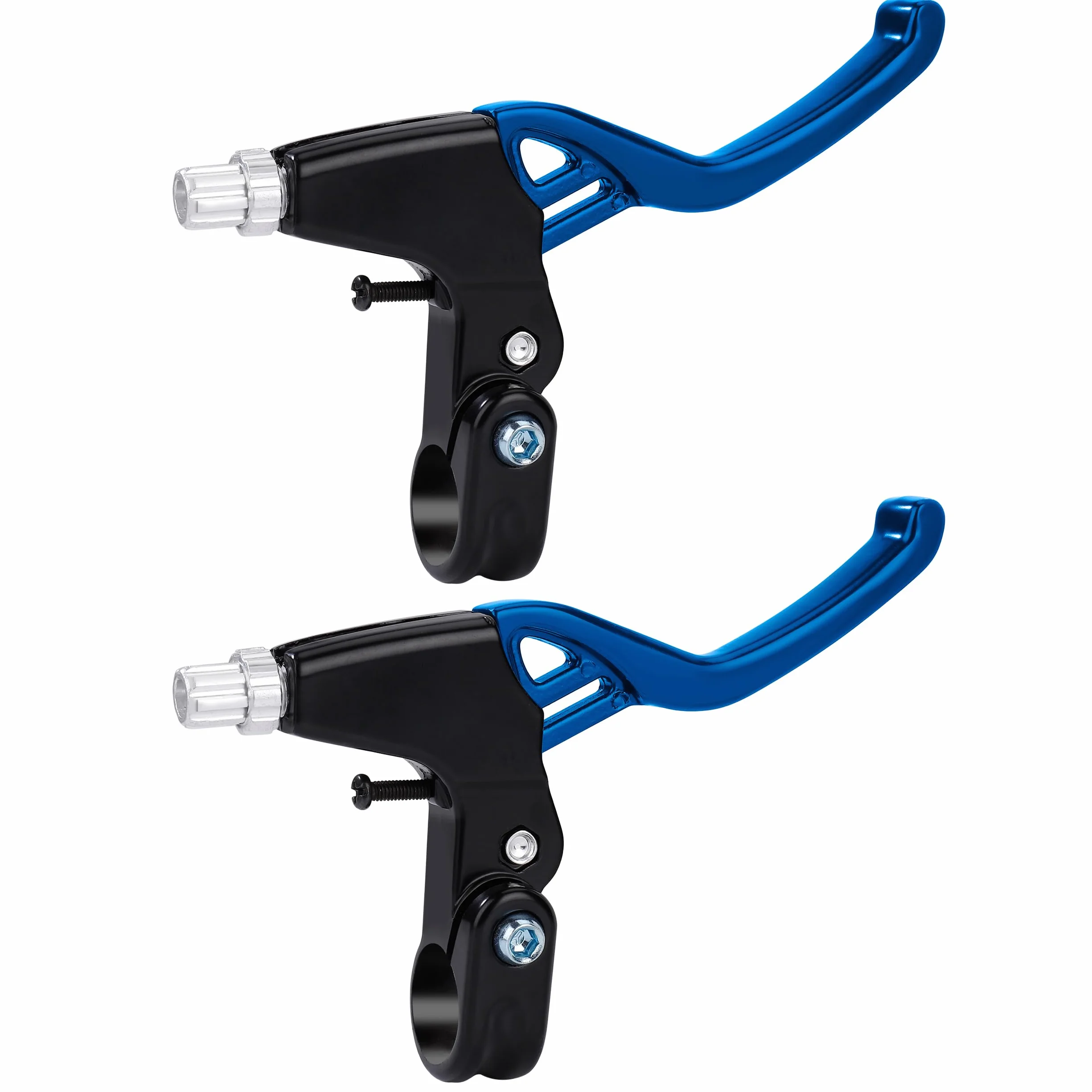 Dźwignia hamulca rowerowego ze stopu aluminium do MTB i roweru szosowego 2,2 cm niebieski 1 para