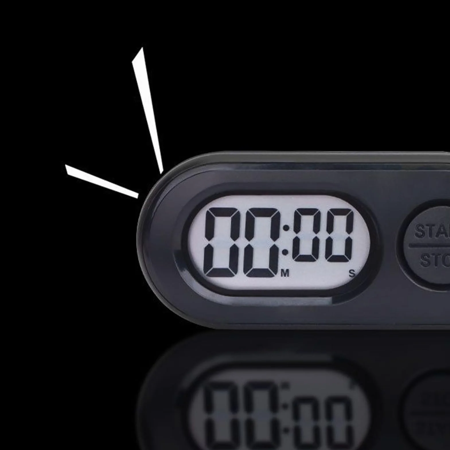 Brelok Stop Timer, przenośny zegarek sportowy, uroczy kompaktowy cyfrowy ekran LCD, licznik timera akcesoria do placu zabaw, klasy, aktywności na świeżym powietrzu