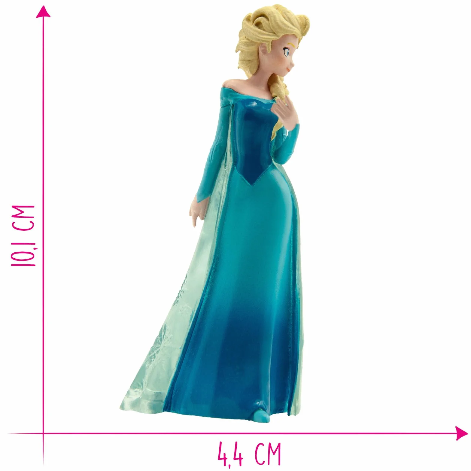 Bullyland 12961 - Figurka do zabawy Elsa von Arendelle z Walta Disney Królowa Lodu ok. 10,1 cm, wierna w szczegóły, idealna jako mały prezent dla dzieci od 3 lat