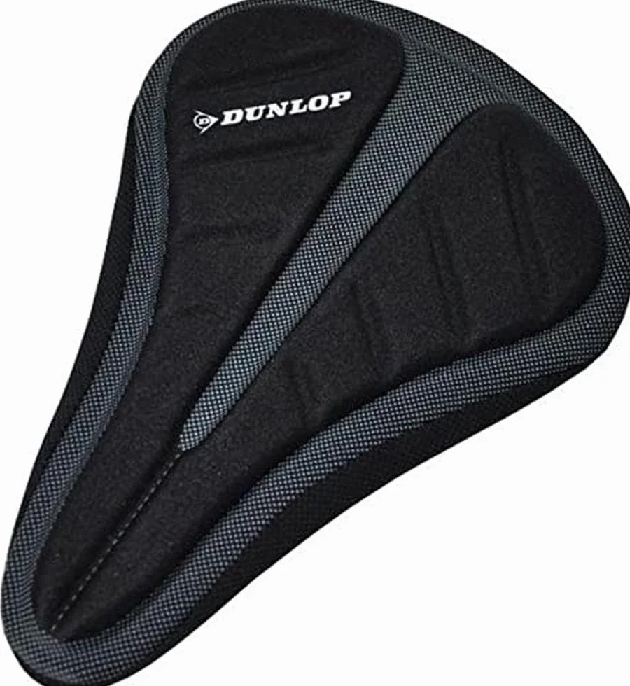 Dunlop Nakładka Żelowa Na Siodełko Rowerowe 28 x 20 cm Czarna