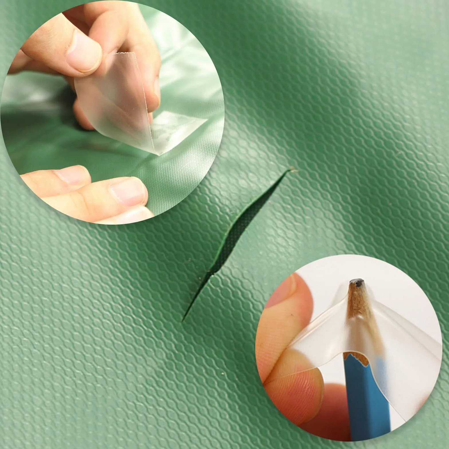 Łatki naprawcze do basenu 5 sztuk samoprzylepne zestaw naprawczy pontonów