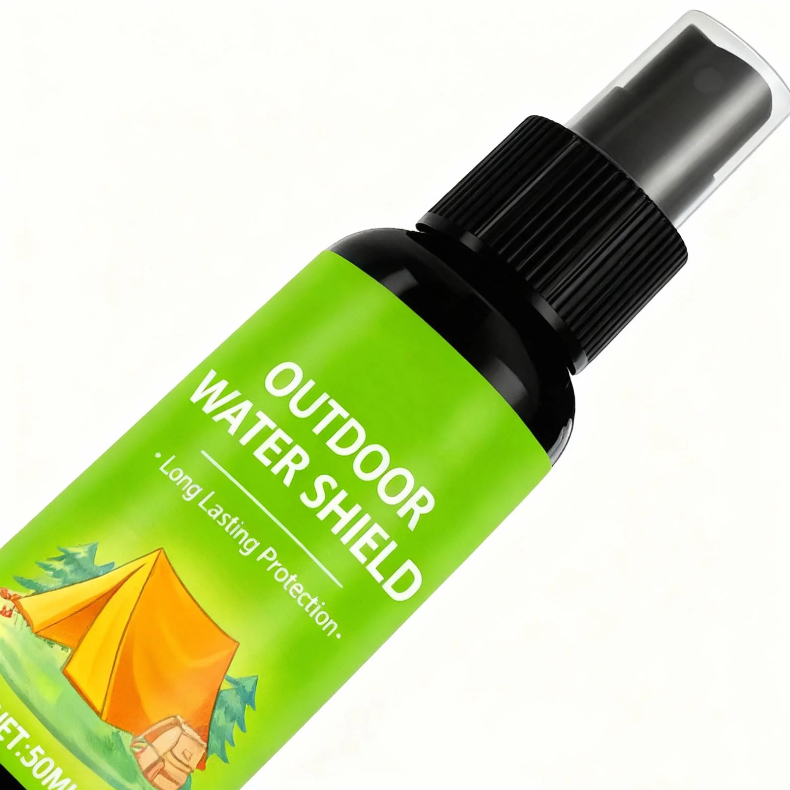 Tent wodoodporny spray – powłoka nano ochronna do sprzętu outdoorowego, patio i na kemping, z szybkoschnącą osłoną hydrofobową, materiałową osłoną do ogrodu, na wędrówki, lawn i w podróż