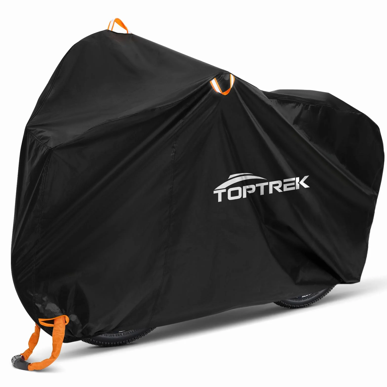 toptrek Pokrowiec na rower, wodoszczelny 210D, plandeka do roweru, 200 x 110 x 70 cm, wysokiej jakości ochrona przed słońcem, odporna na rozerwanie, z workiem
