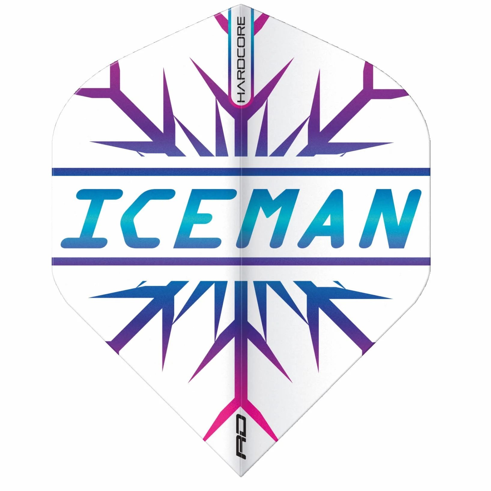 RED DRAGON Hardcore Gerwyn Price Rainbow Snowflake Dart Flights - 3 zestawy w opakowaniu (łącznie 9 lotów w rzutki)