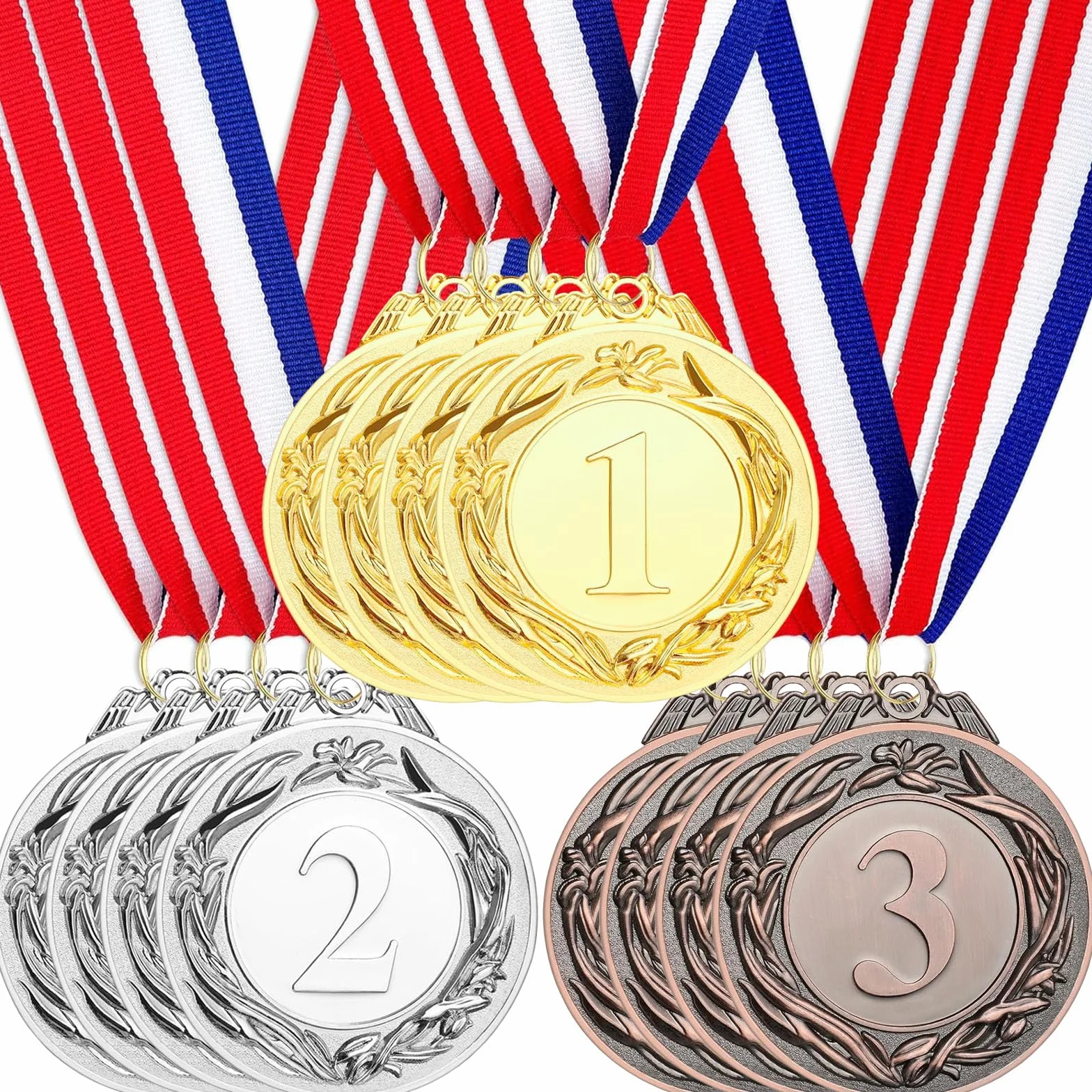 Złoty medal olimpijski z brązowym medalem na szyję, średnica 5,0 cm