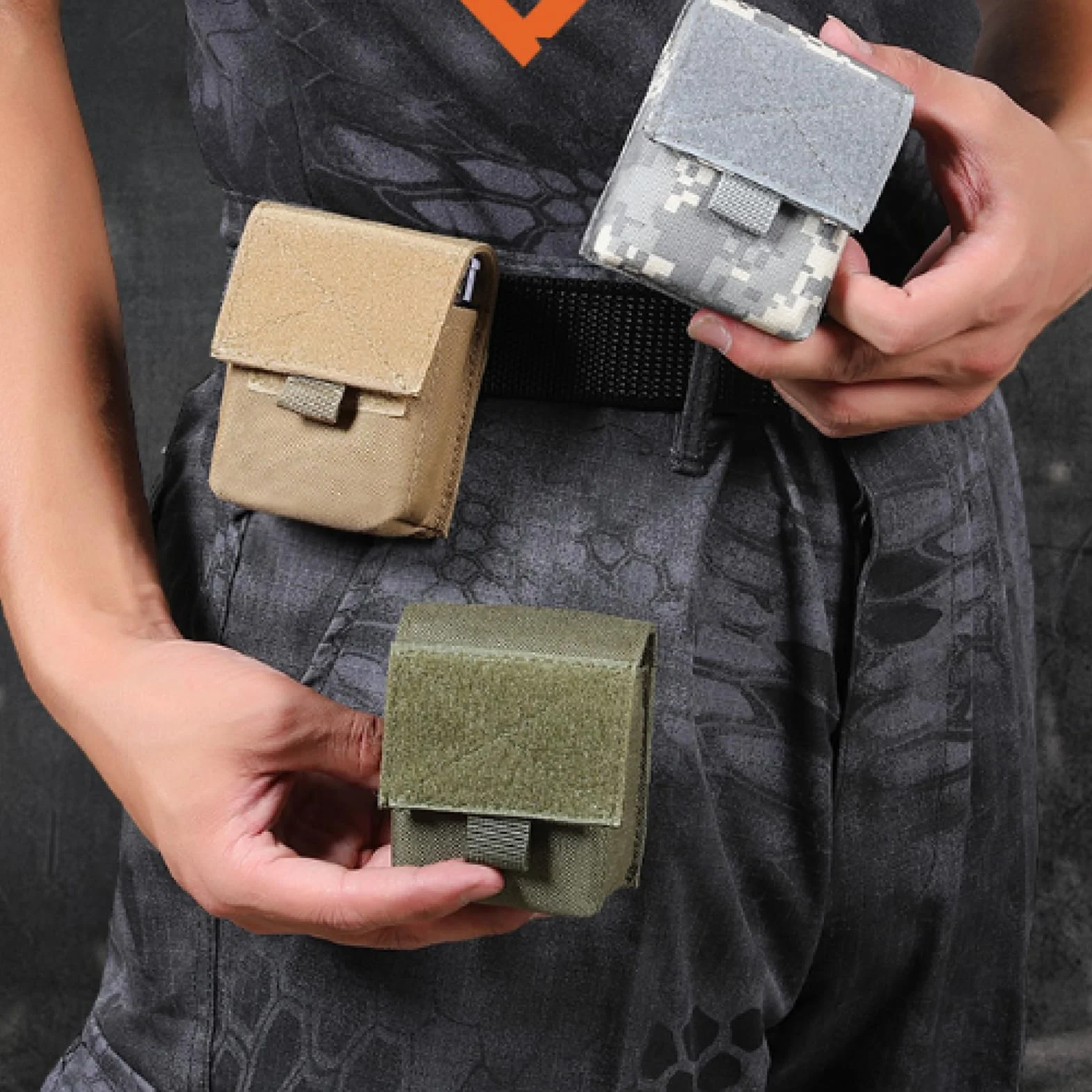 Azarxis Taktyczna torba EDC, Molle Pouch, torba wojskowa, torba na telefon komórkowy, kompaktowa torba na kemping, wędrówki, jazdę na rowerze, wspinaczkę