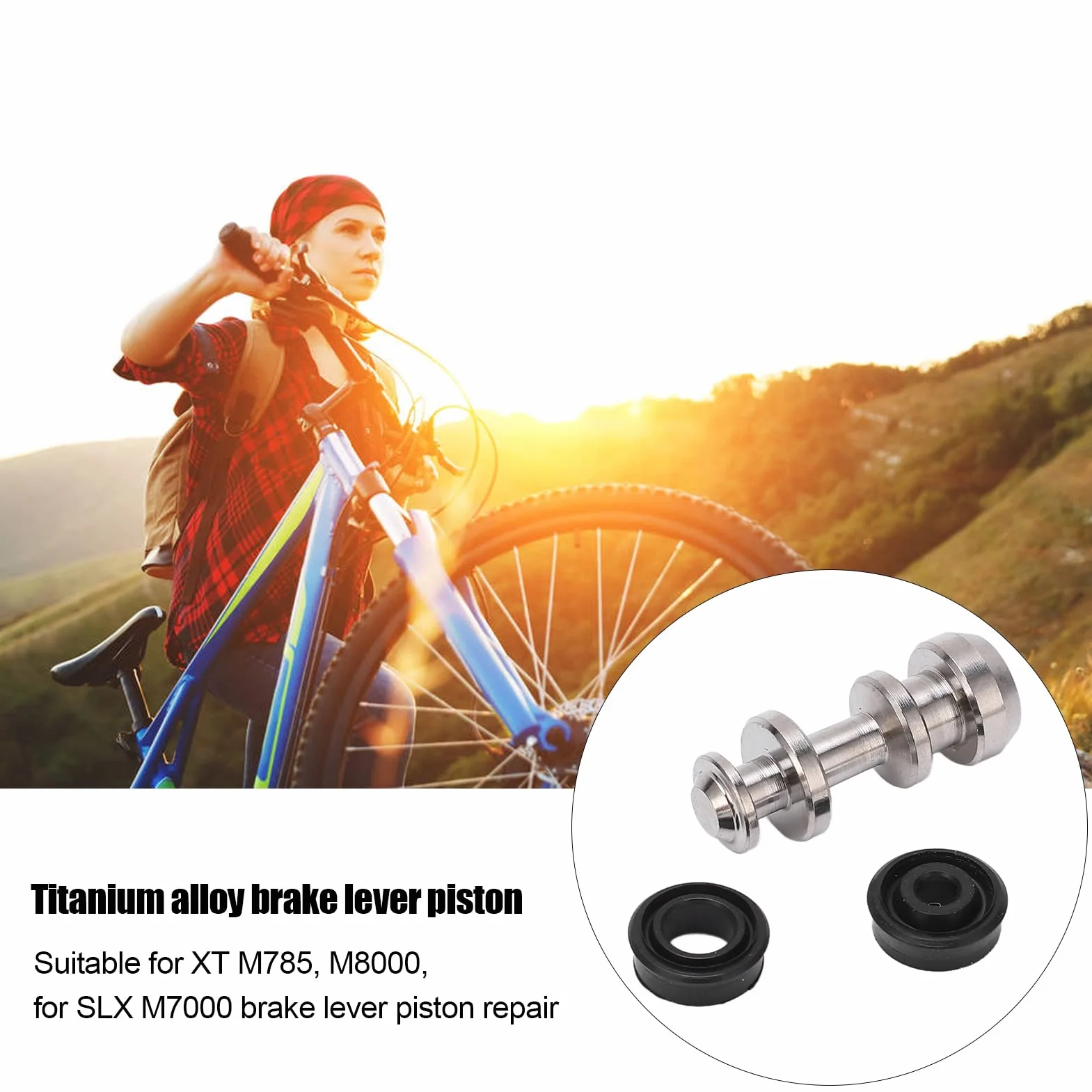 Zestaw Serwisowy Dźwigni Hamulca Tytanowy XT M785 M8000 SLX M7000 Tłok Hamulca Tarczowego Roweru