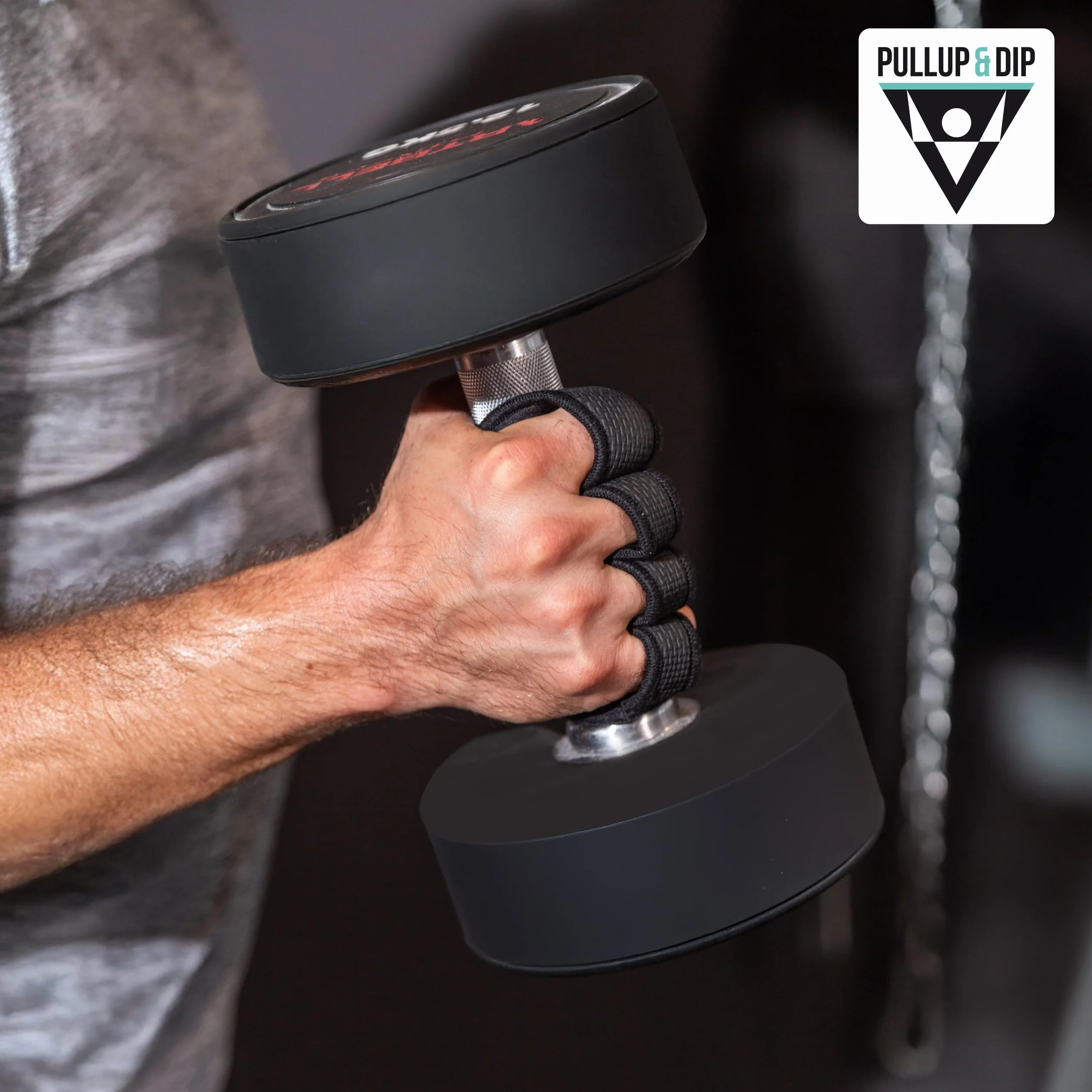 PULLUP & DIP Podkładki antypoślizgowe do podciągania, fitnessu, kulturystyki i treningu siłowego