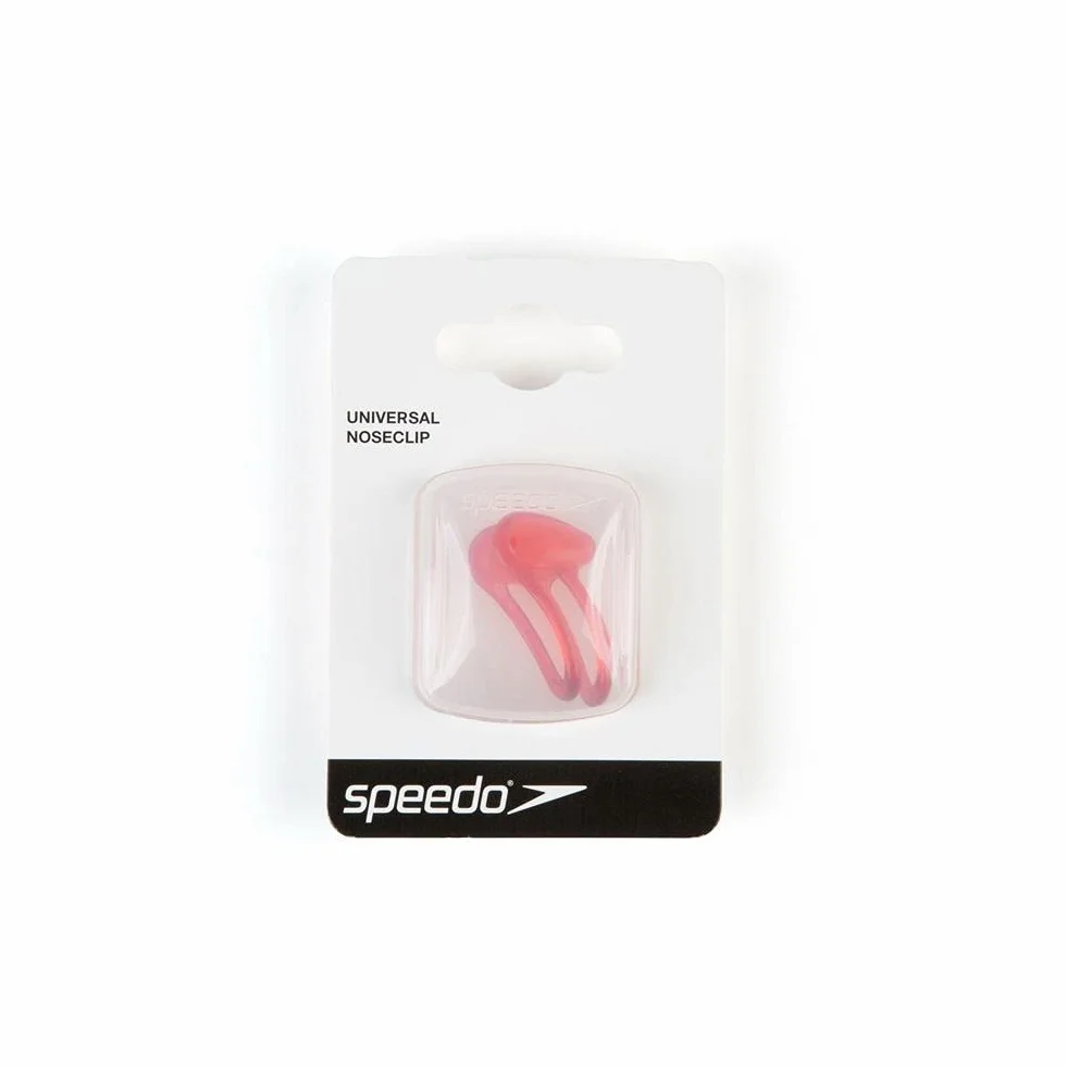 Speedo Uniseks uniwersalny klips do nosa dla dorosłych, czerwony, rozmiar uniwersalny