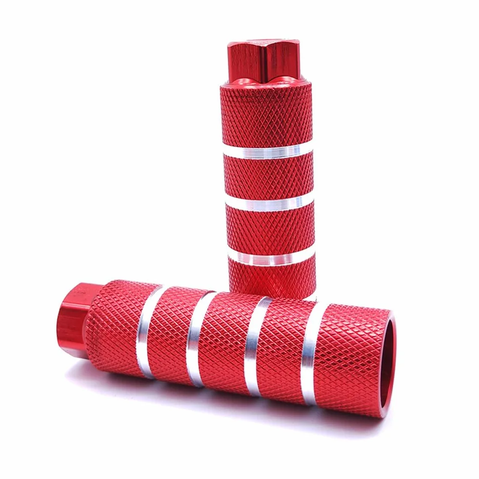 nożny, 2 sztuki, kołki rowerowe, stop aluminium, antypoślizgowe pegi rowerowe, akcesoria BMX dla dorosłych