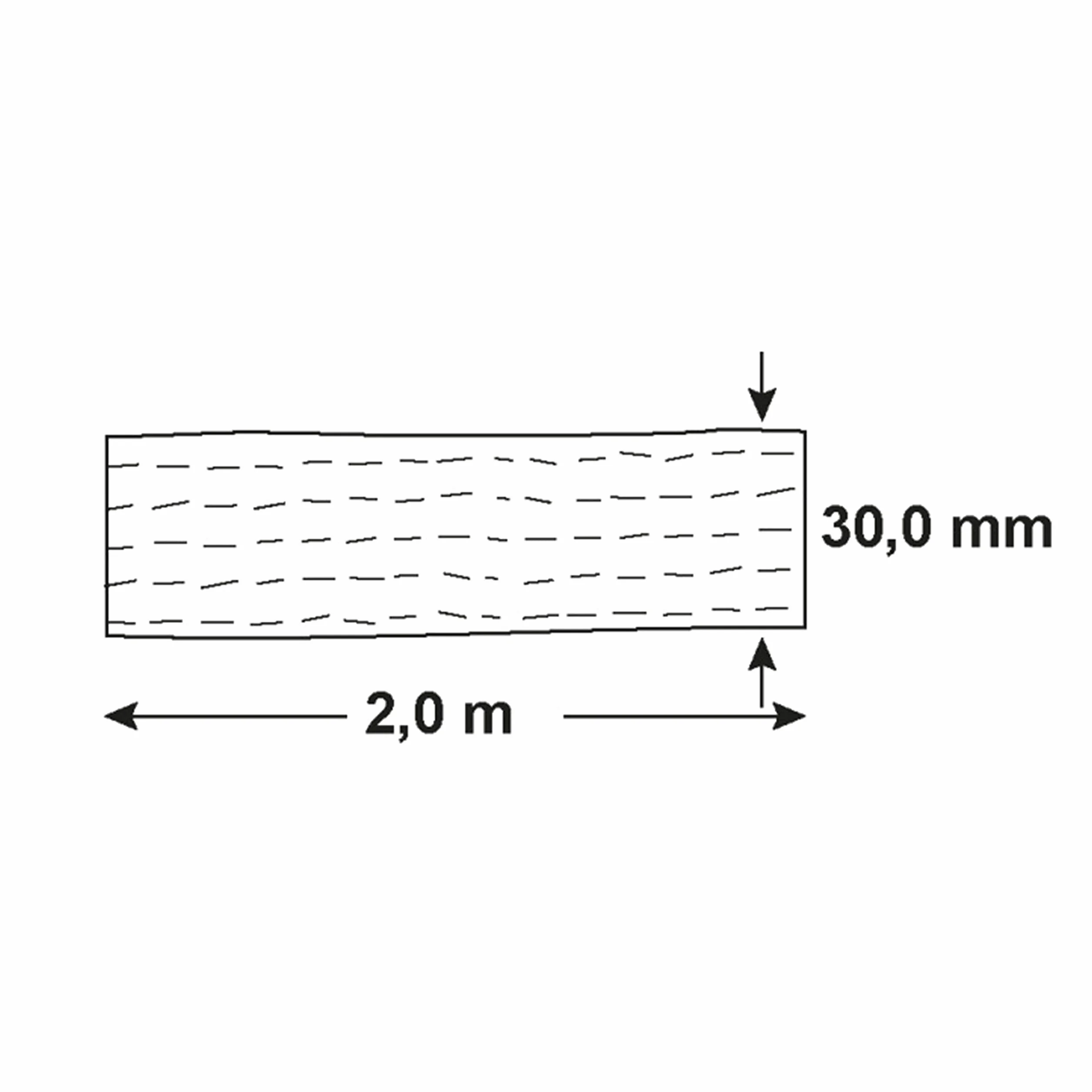 Connex taśmy podnoszące, 2 m x 30 mm, sprawdzone przez TÜV/GS, poliester B34440