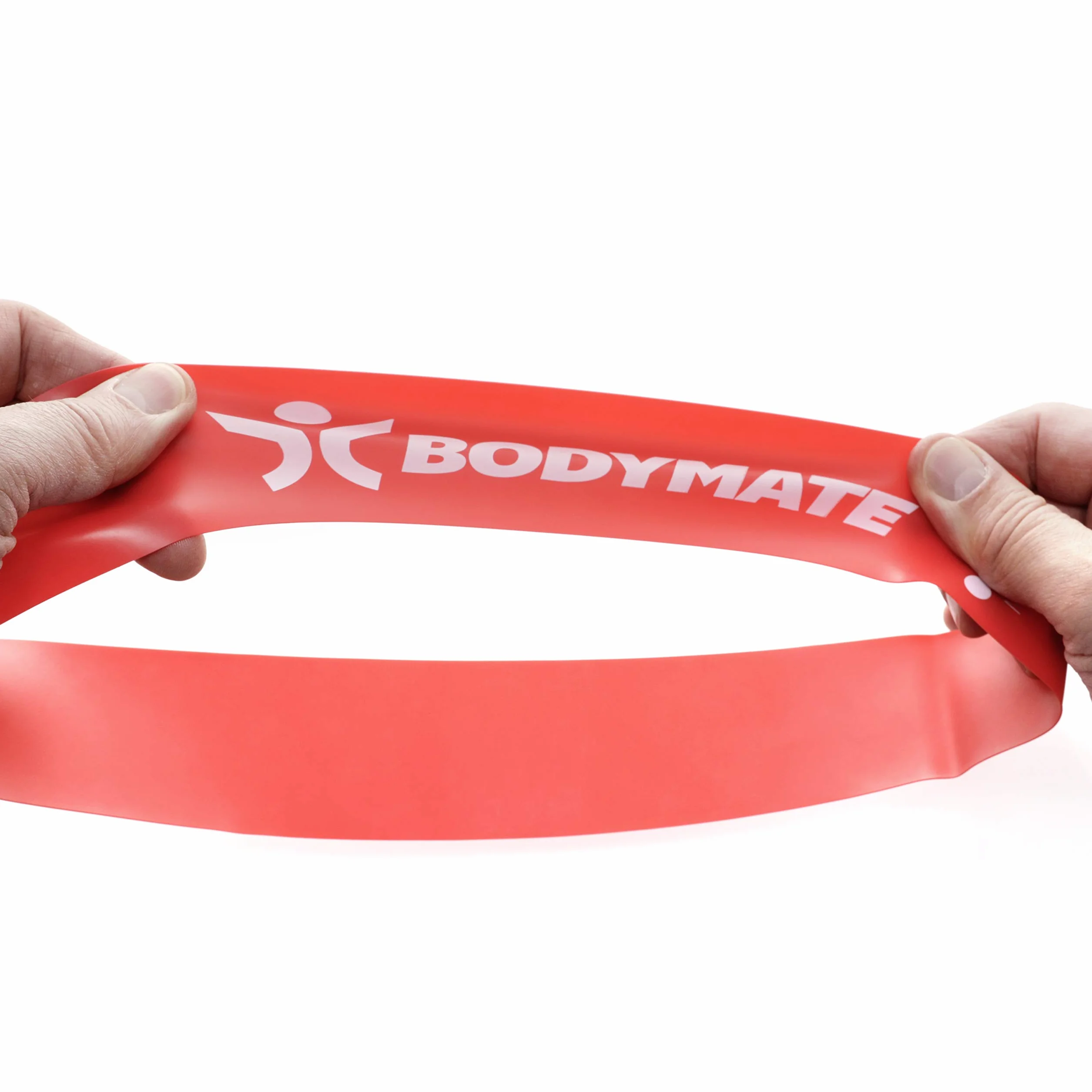 BODYMATE Zestaw Taśm Fitness 4 Stopni Oporu z Torbą 60 cm x 5 cm Naturalny Lateks Taśmy Oporowe