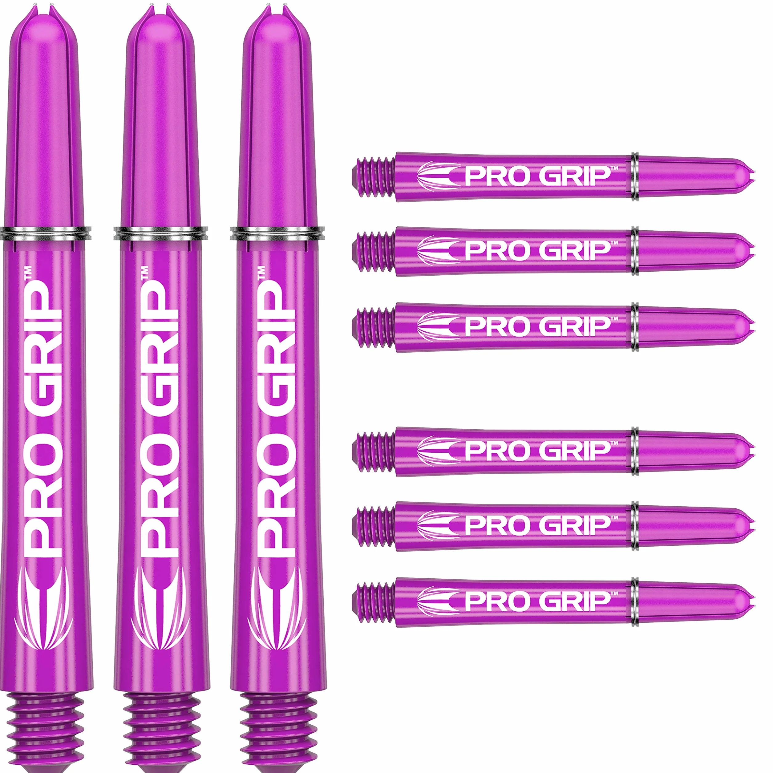 Target Pro Grip 3 Set Purple - Dart Shafts Medium