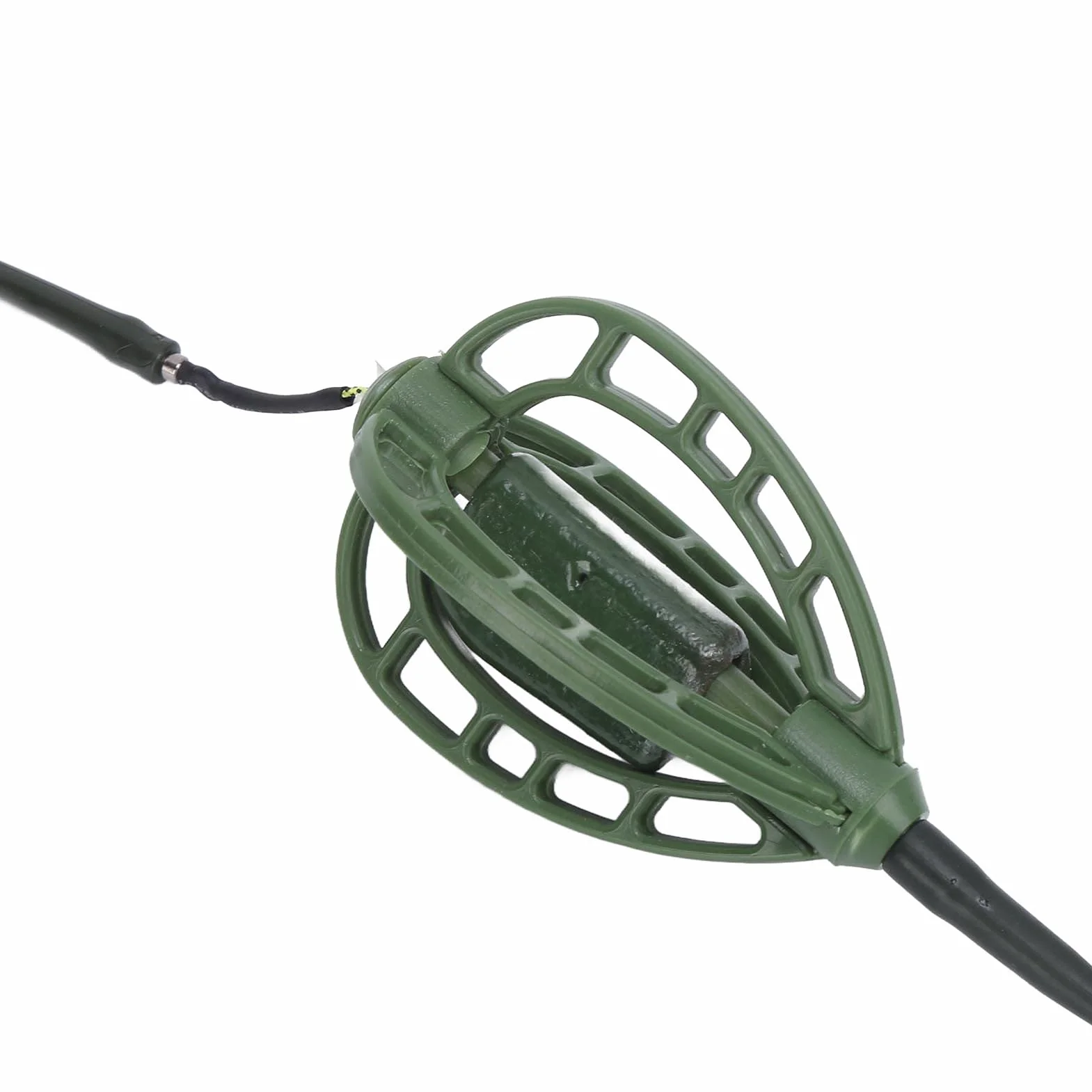 2 Szt. Zestaw Podajników Wędkarskich Długa Linia Urządzenie do Zagnieżdżania Karpia Zestaw Wędkarski Karp Fishing Bait Feeder