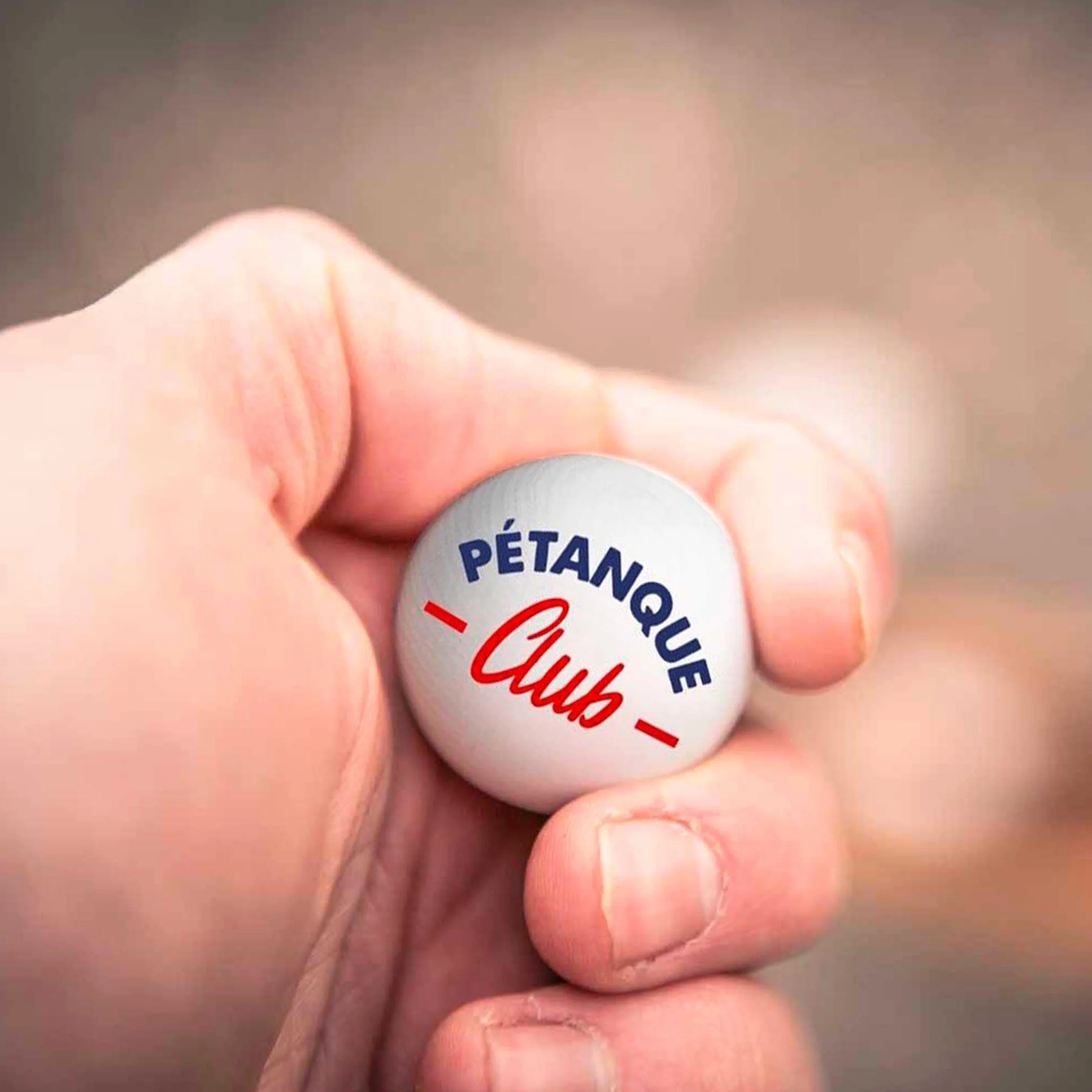 THE REPLICANT Zestaw 3 świnek Pétanque Club/Kolory: niebieski, biały, czerwony