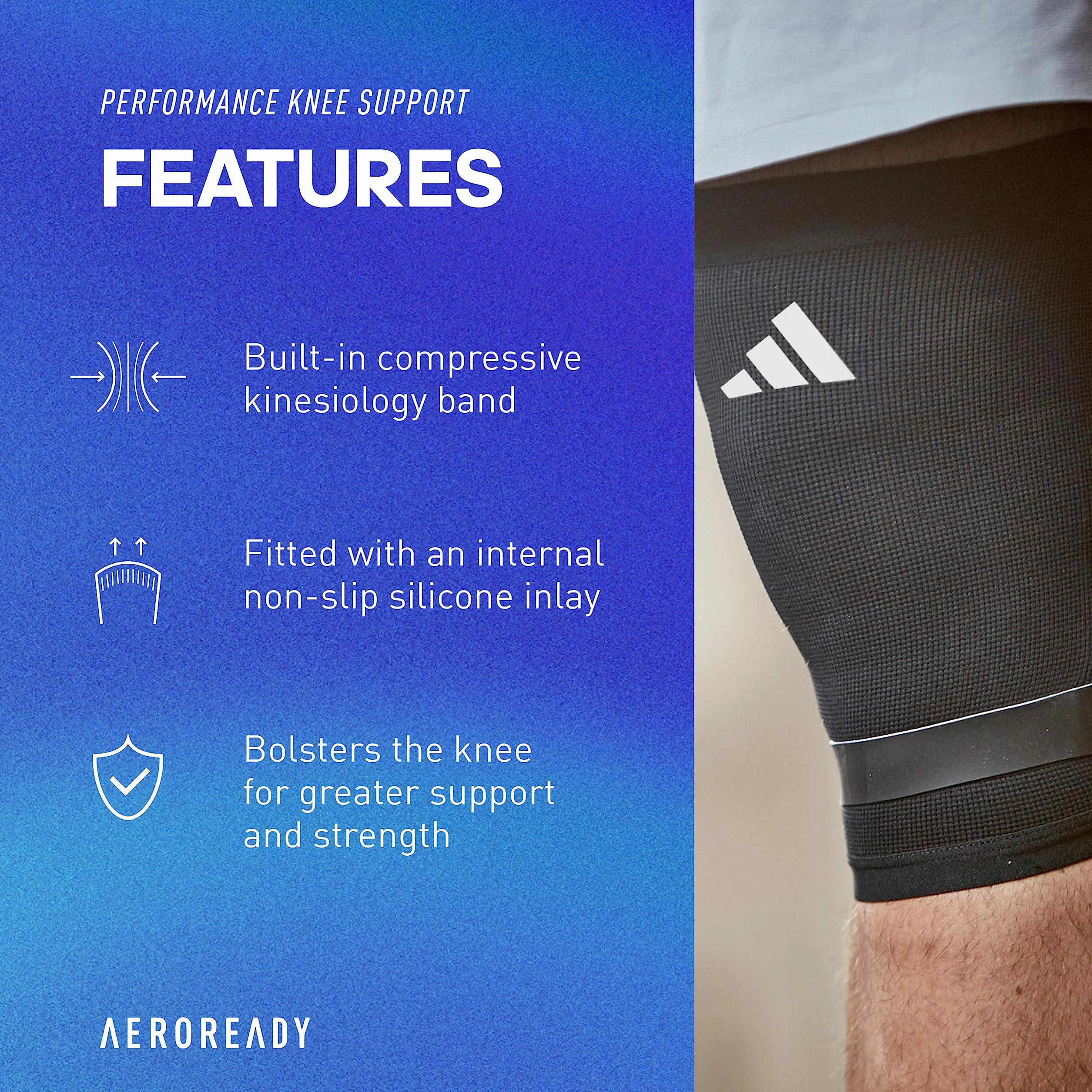 adidas Performance bandaż na łokcie – bandaż na łokcie przeciwko bólom stawów w przypadku łokcia tenisisty, dla mężczyzn i kobiet