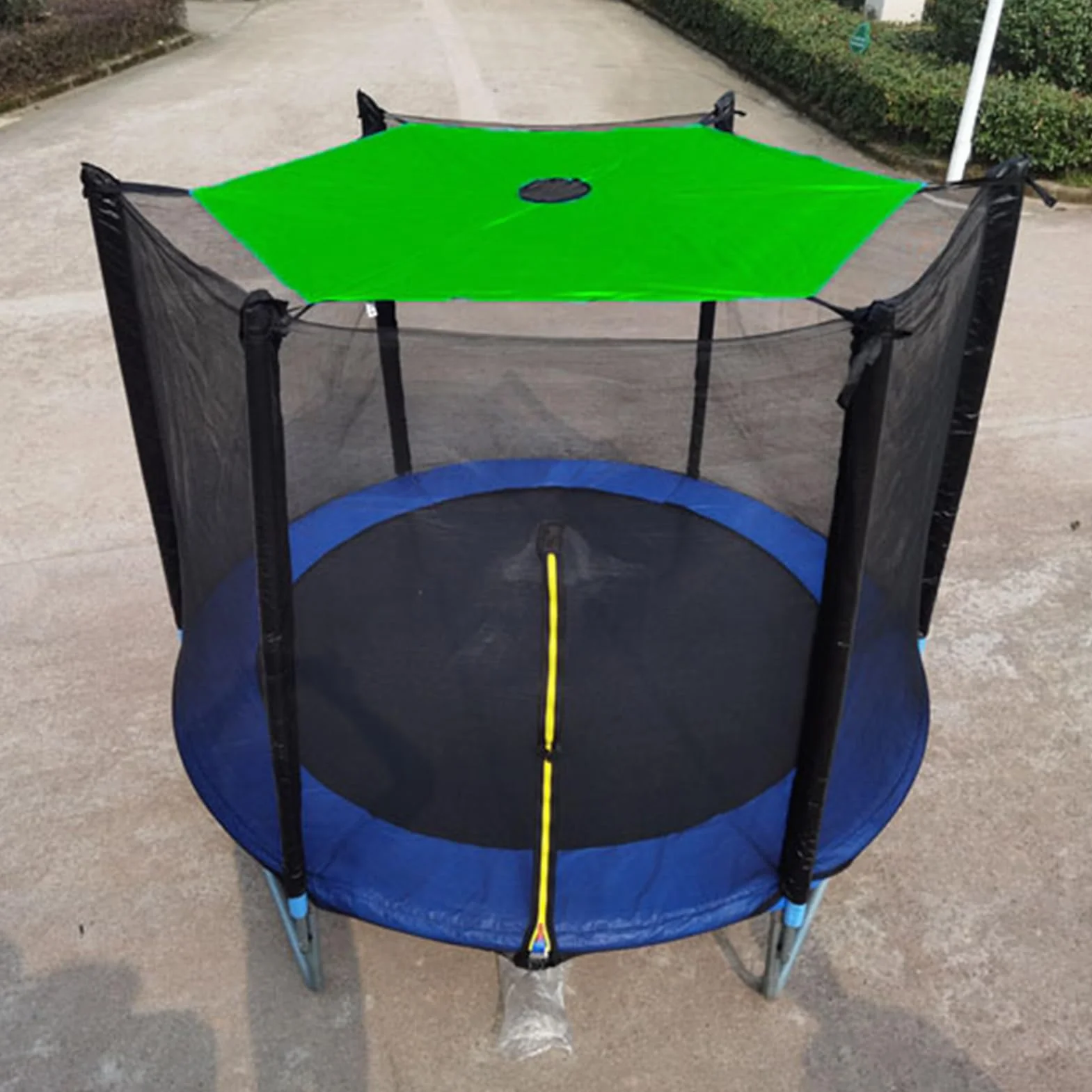 na trampolinę, odporna na rozdarcie składana siatka cieniująca do trampoliny | Składane i blokujące płótno odporne na rozdarcie do ogrodu i sportów na świeżym powietrzu