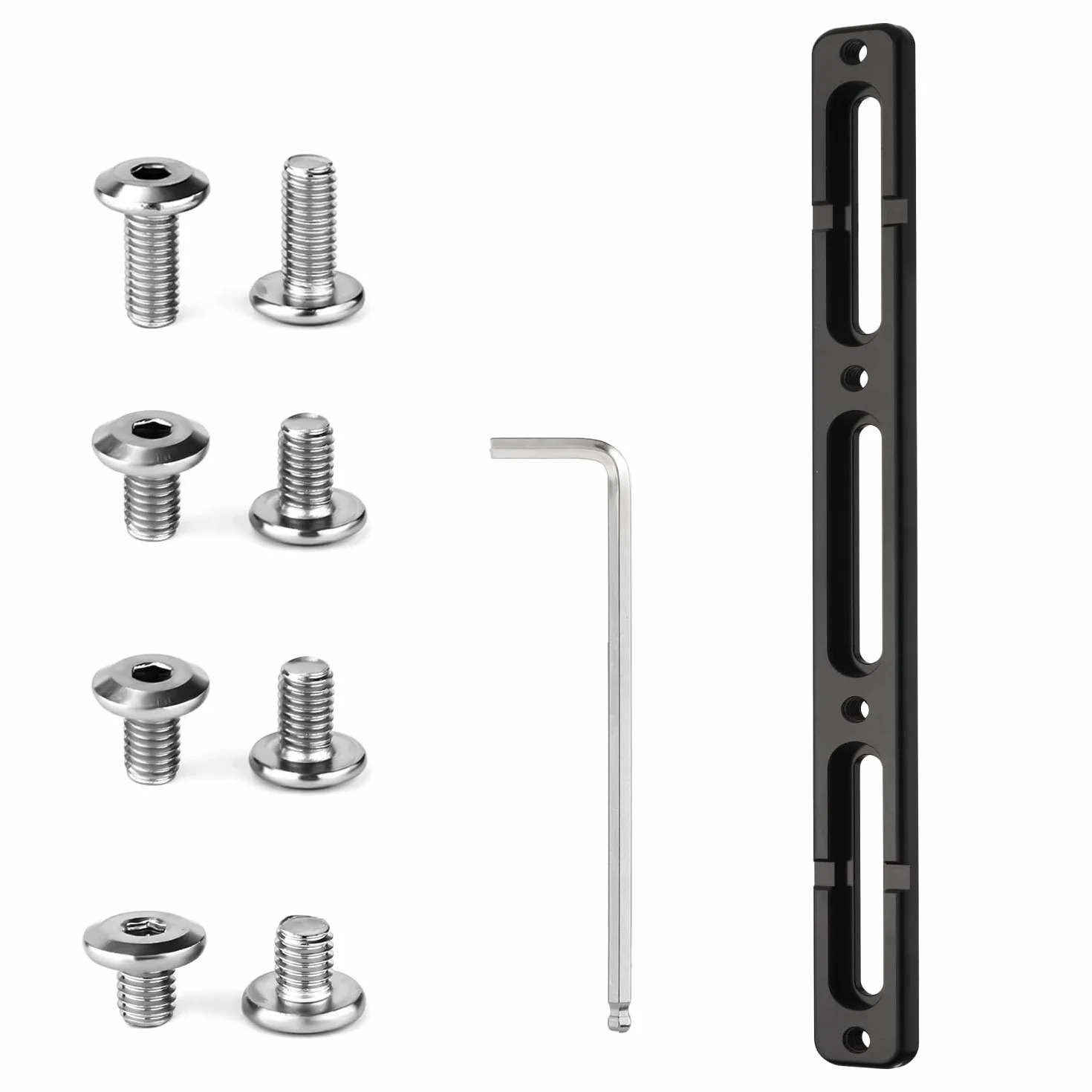 Adapter do Koszyka na bidon rowerowy, podstawa montazowa bidonu B-RAD Stop Aluminium Regulowany Alternatywne Polozenie Mocowania Butelki do Górskiego Roweru Szosowego MTB (3 Gniazda)