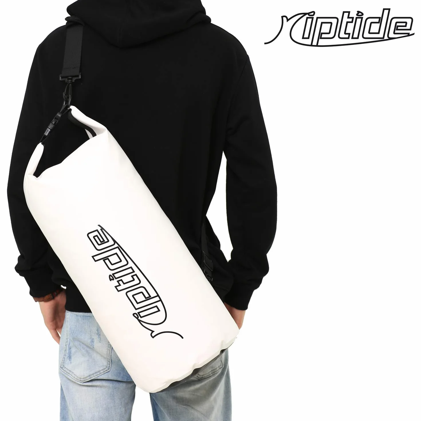 riptide Dry Bag Wodoszczelny worek z paskiem na ramię, biały, 20 l