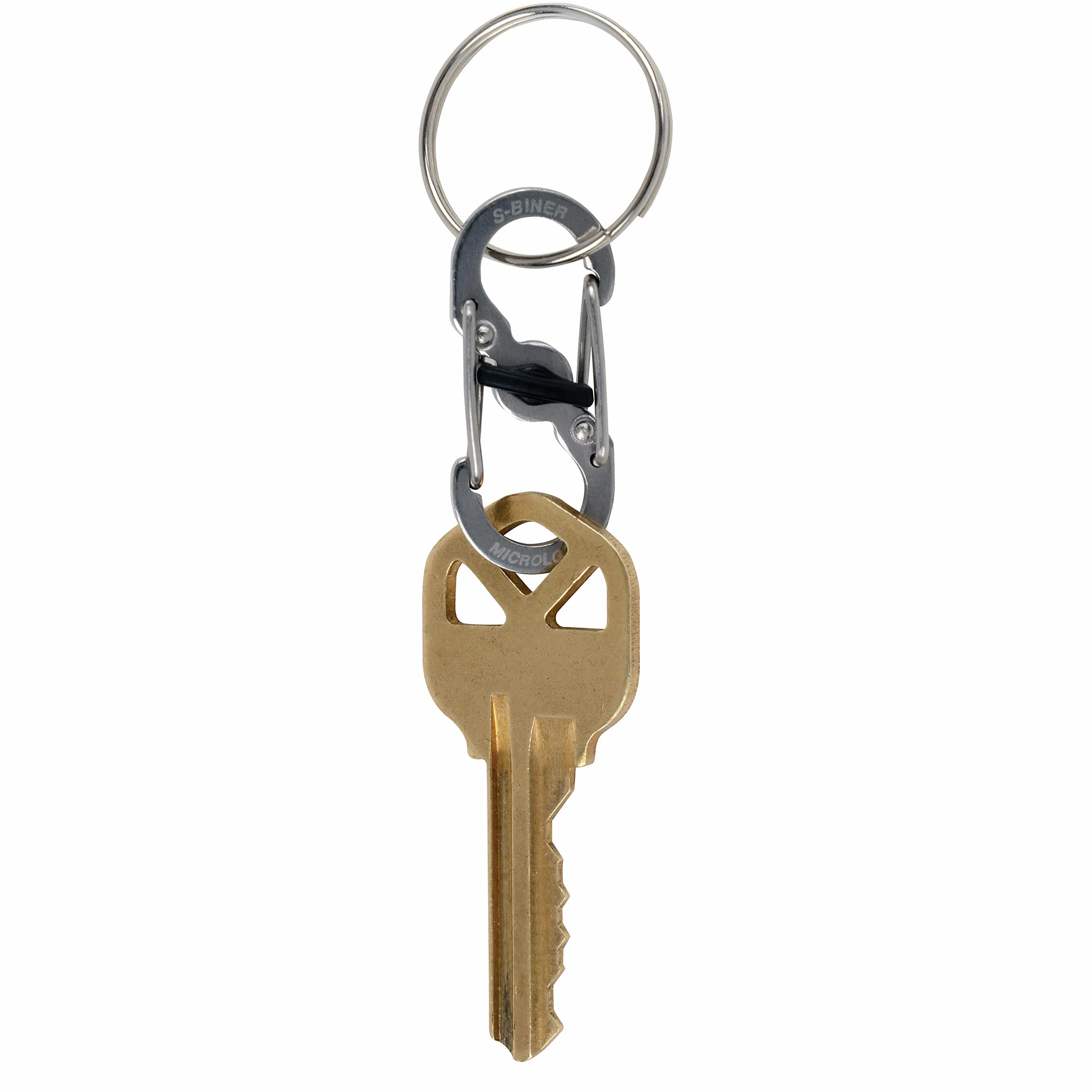 Nite Ize S-Biner Microlock Karabińczyk, Srebrny, 3,51 x 0,69 x 0,71 cm; 8 g