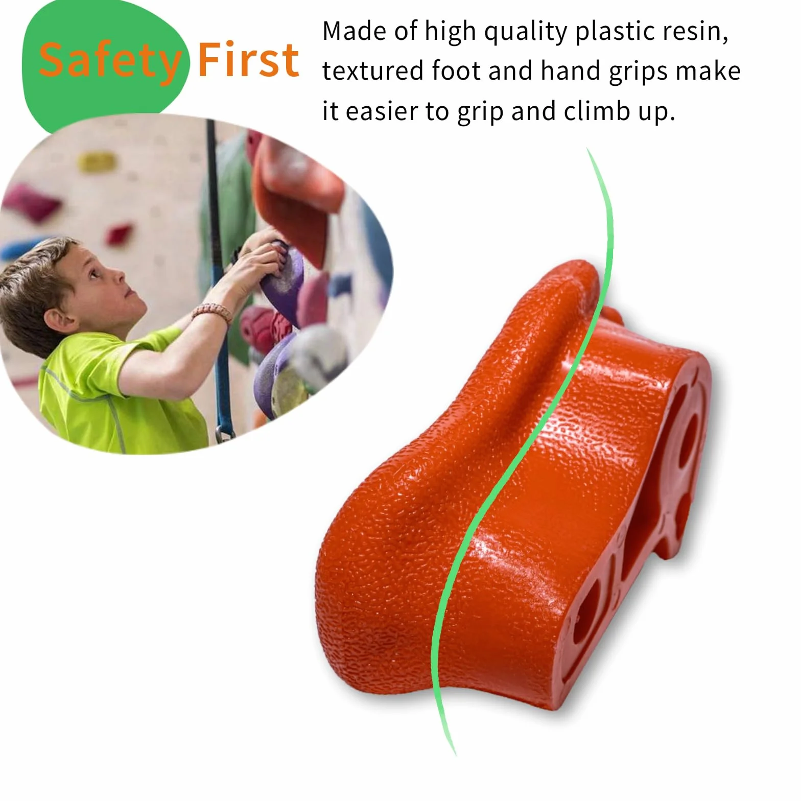CIMOYBAI 10 Stücke Klettergriffe Mit Haltegriffe Spielturm, Klettersteine Kinder Outdoor, Mehrfarbig Klettergriffe Kinder, Kletterwand Griffe Mit Befestigungsschrauben