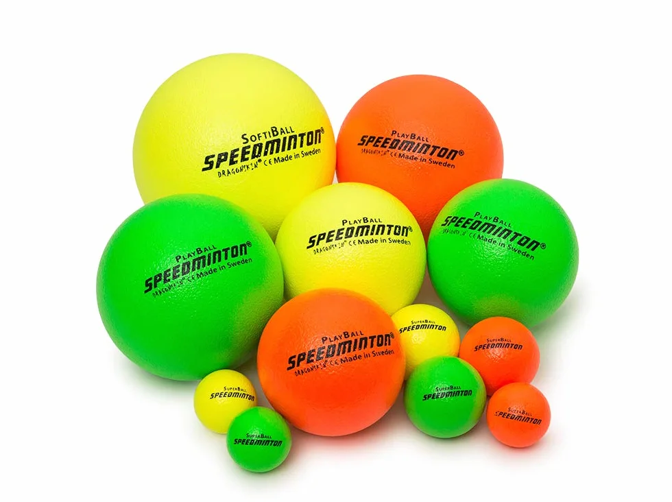 Speedminton® Superball, zestaw 3 szt., śr. 7 cm