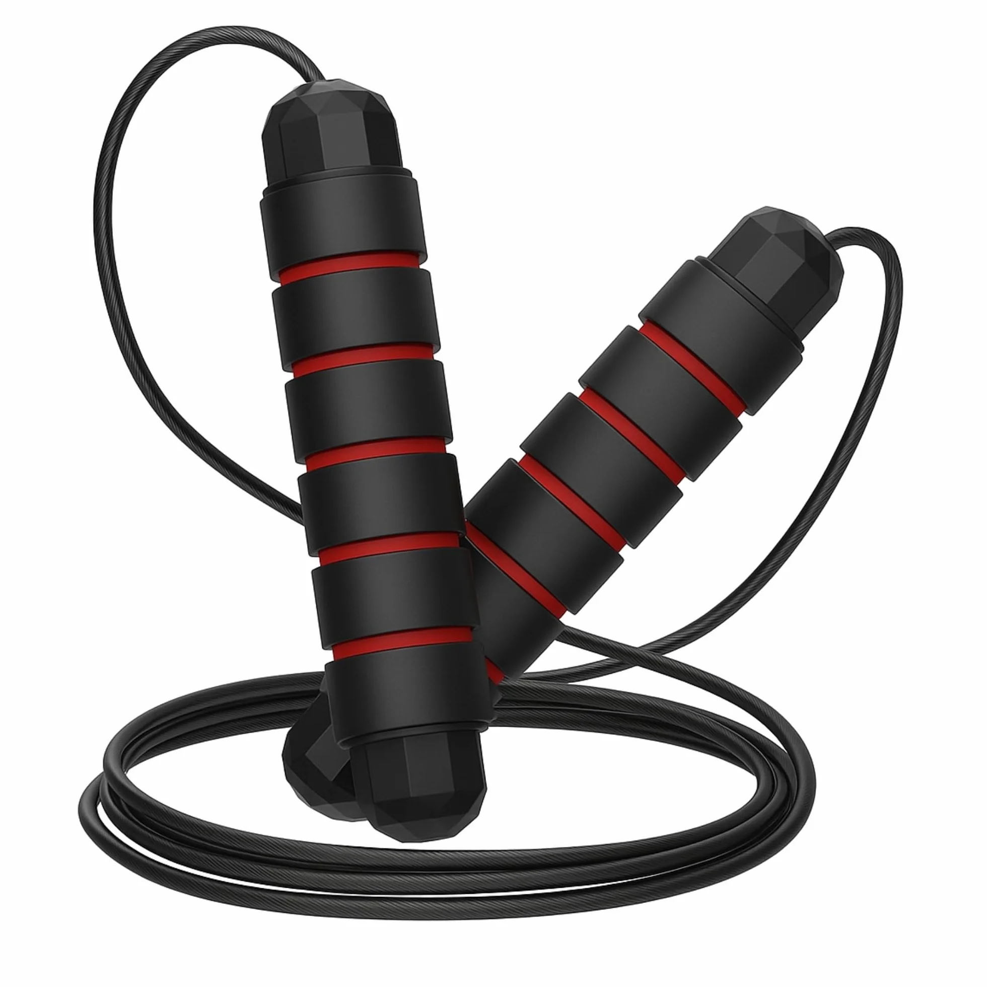 Skakanka regulowana – Speed Rope Fitness Gym skakanka – antypoślizgowe uchwyty z pianki – dla dorosłych