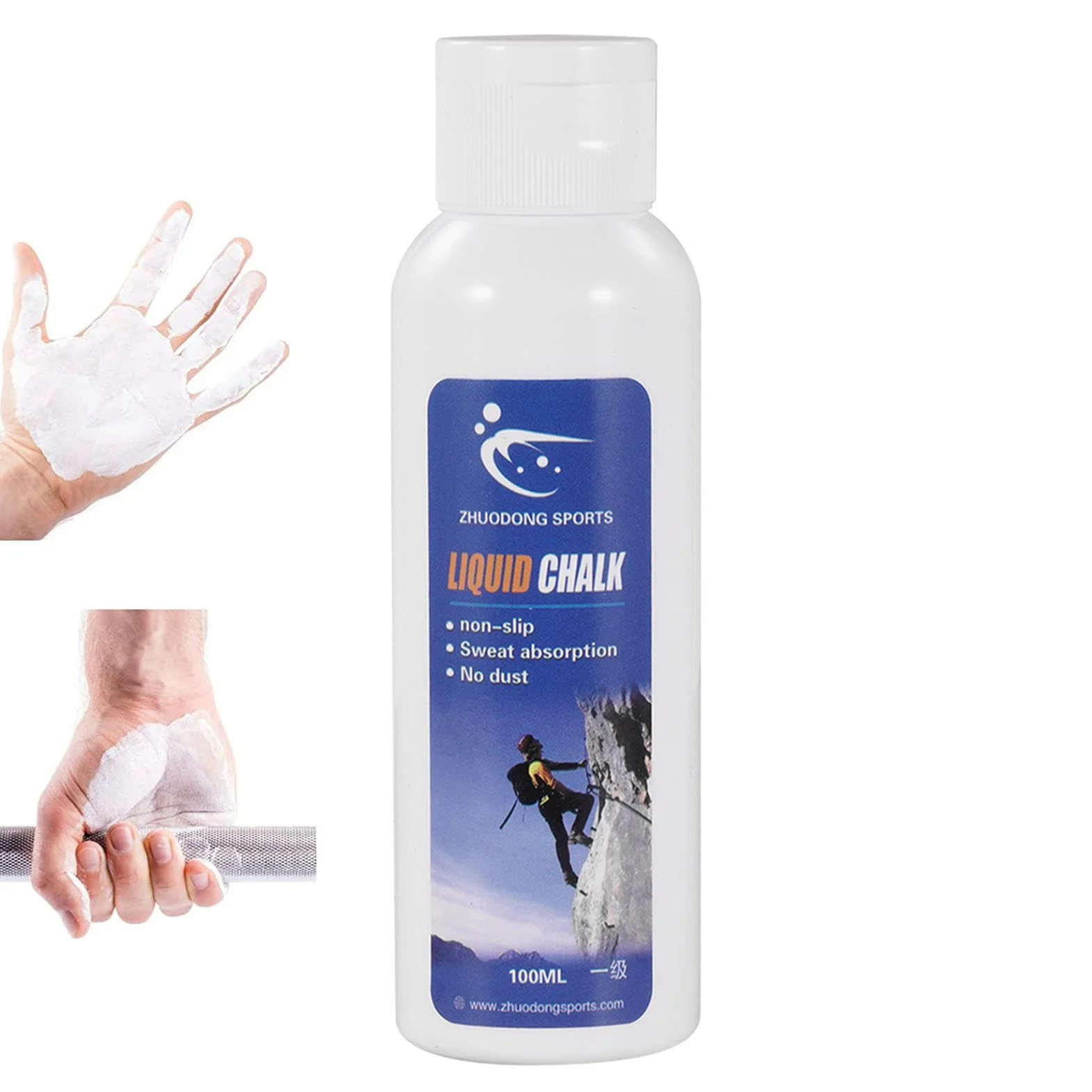 Kreda gimnastyczna 100 ml antypoślizgowy szybkoschnący odporny pot do golfa tańca wspinaczki