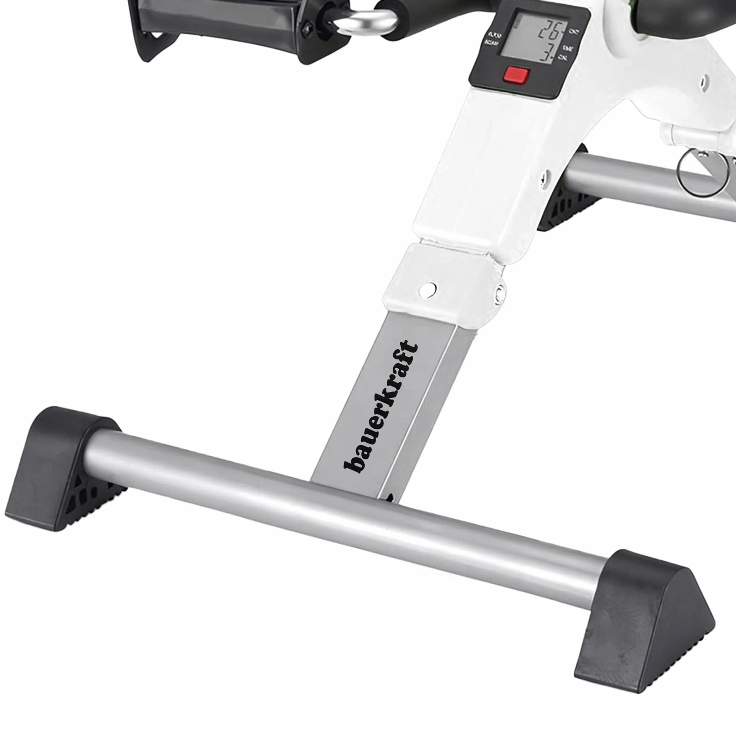 Rowerek treningowy rower rehabilitacyjny składany rotor 2w1 wyświetlacz LCD biały