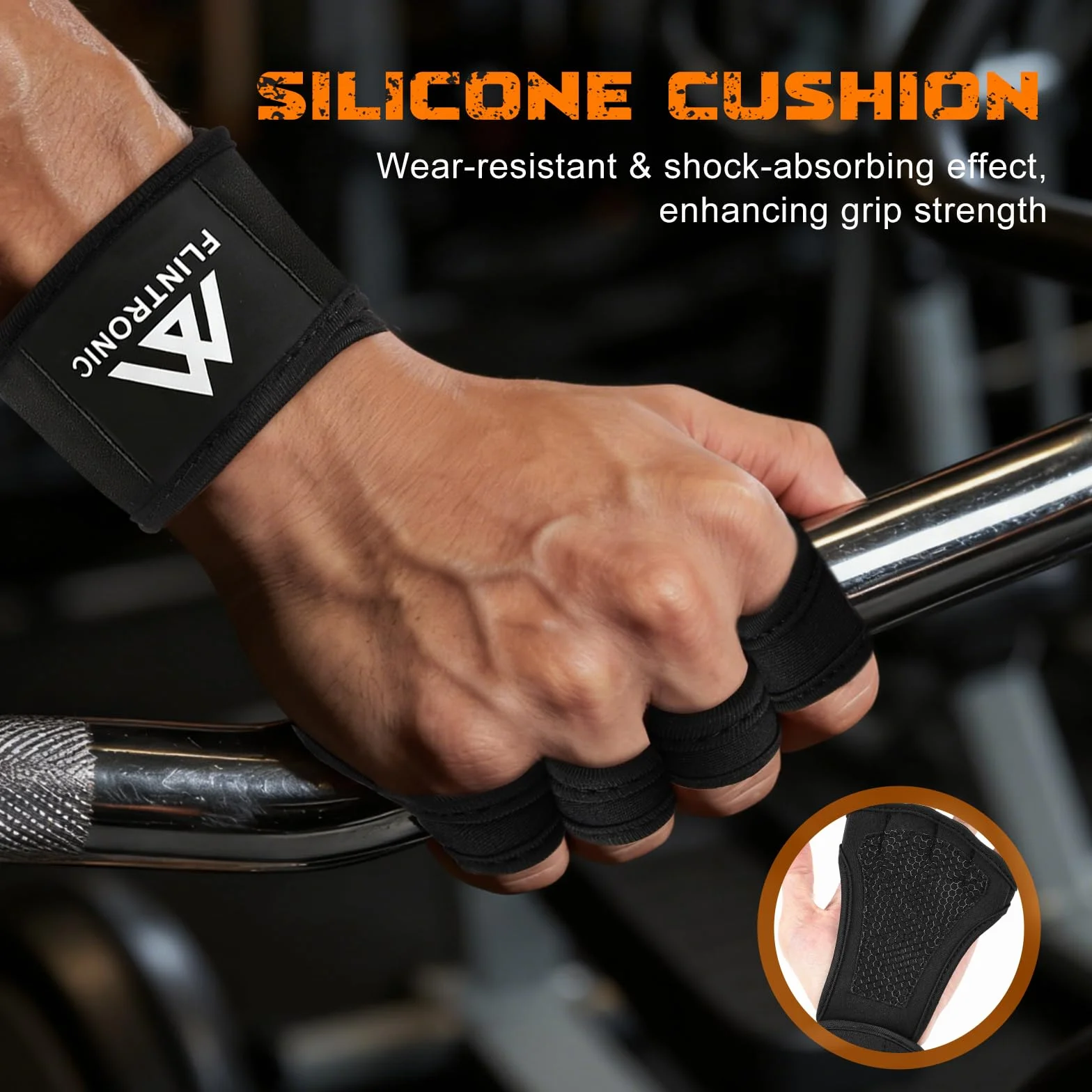 flintronic Rękawice treningowe fitness rozmiar M