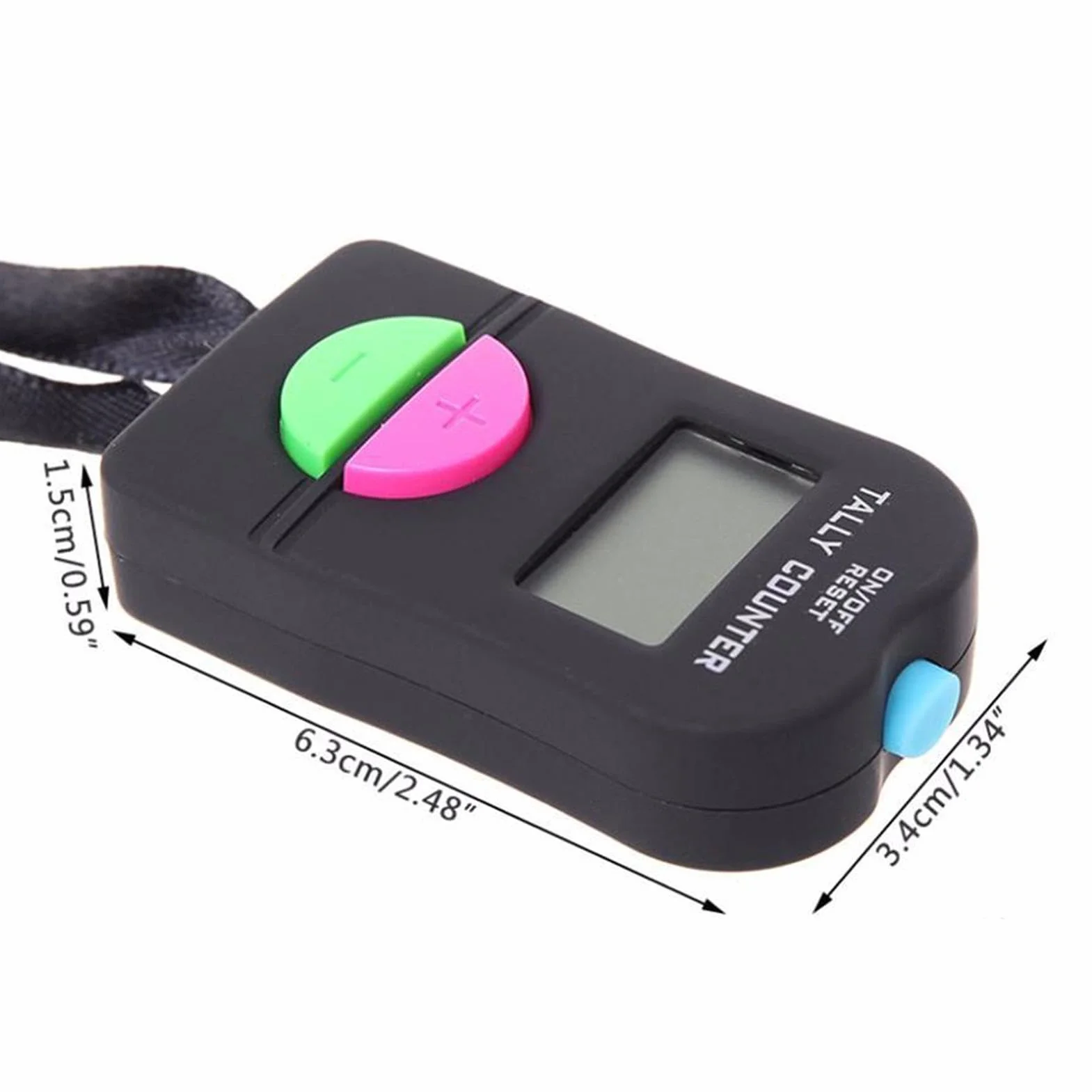 Multifunctional Tally Counter, Portable Up Down Clicker, Electronic People Counter, Add & Subtract Function, Lightweight, (6.3x3.4x1.5cm), Ideal for Sports, Schools, and Events