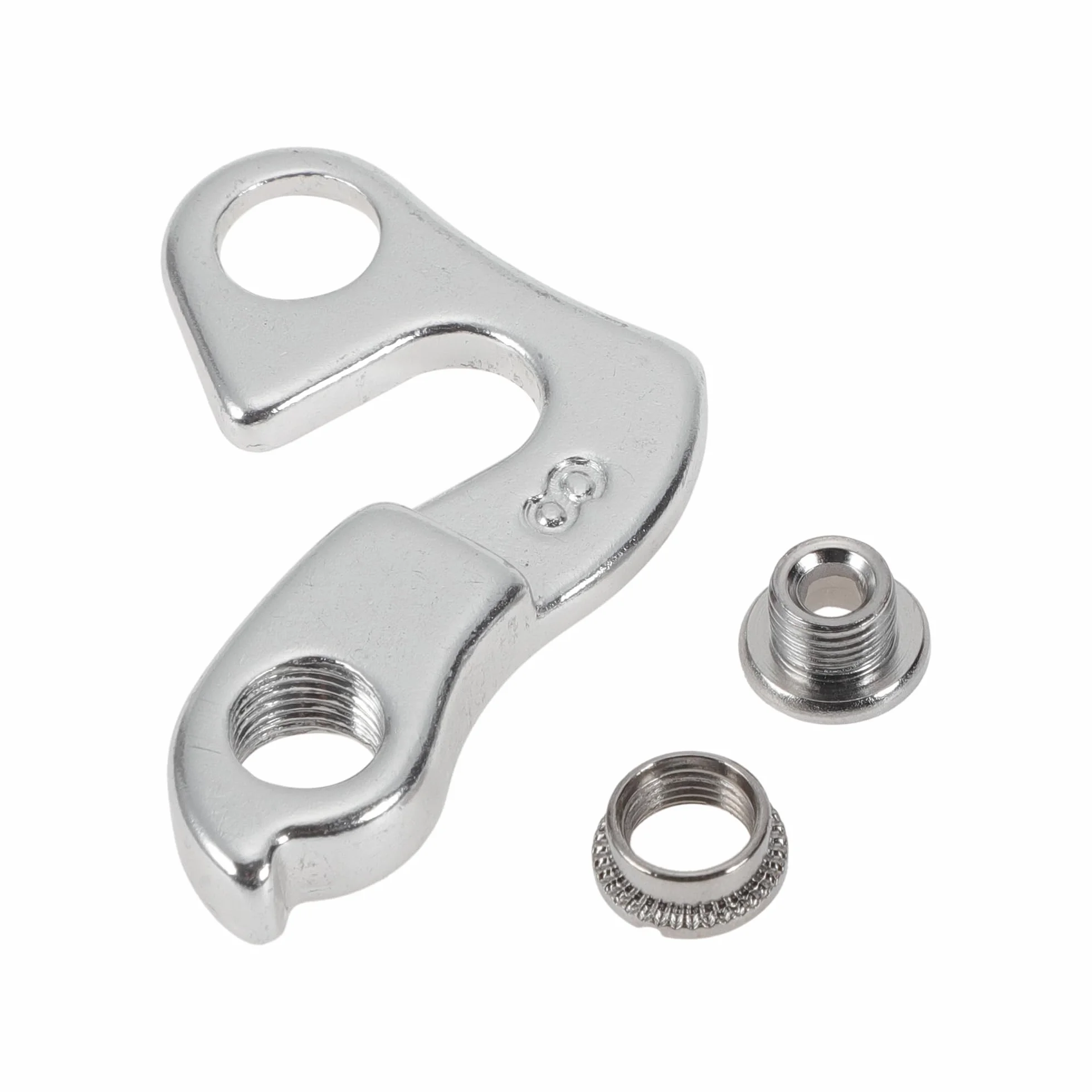 Wieszak na tylną przerzutkę rowerową, stop aluminium, rama mecha, hak ogonowy, adapter do MTB, górskiego, szosowego, roweru, akcesoria rowerowe, typ 3, rozmiar 5,9 cm x 4,1 cm