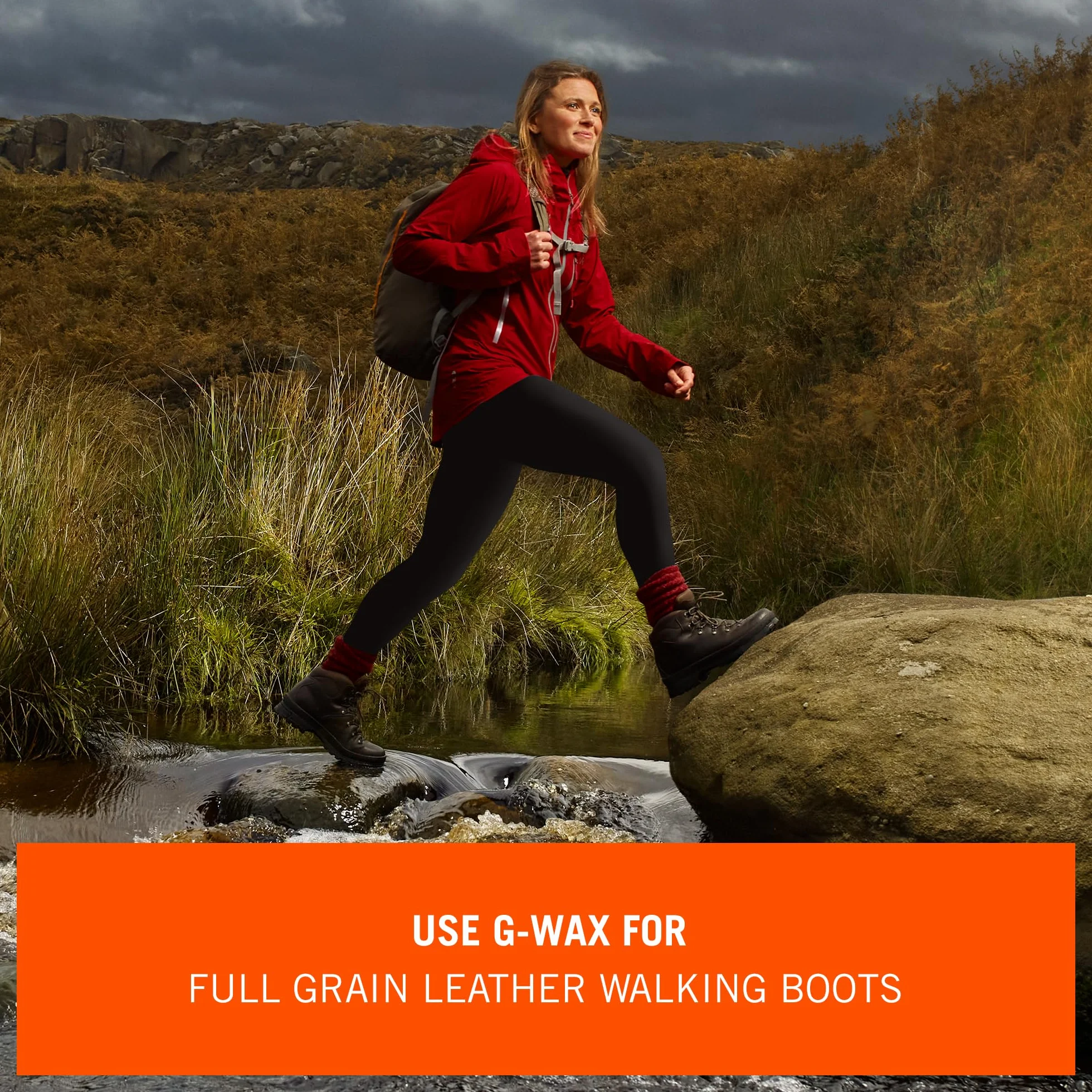 Grangers G-Wax 80 g | Tradycyjny wosk odżywia i wodoodporny, skórzane buty trekkingowe i obuwie outdoorowe