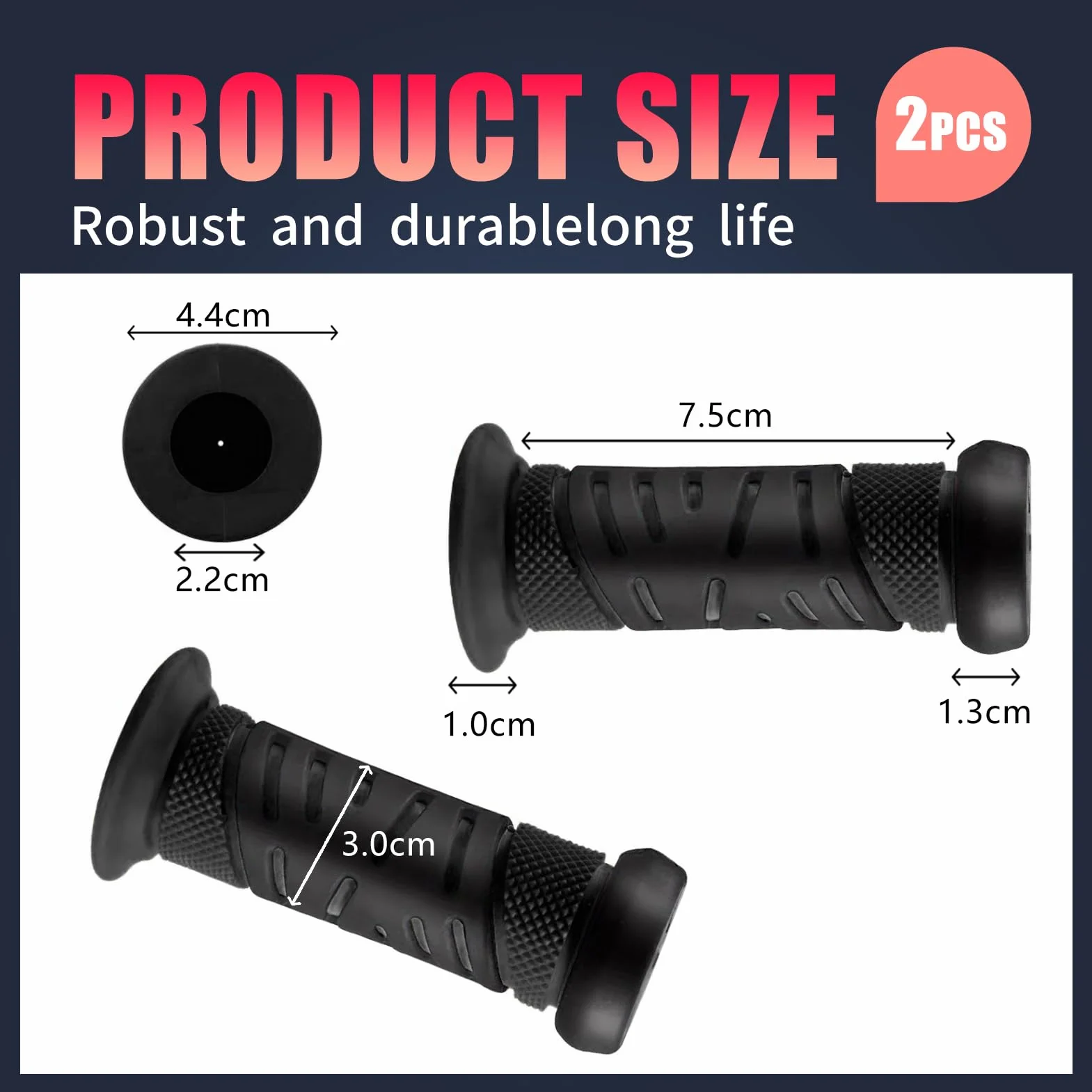 Puky uchwyty do roweru dziecięcego ergonomiczne na kierownicę 22 mm czarne