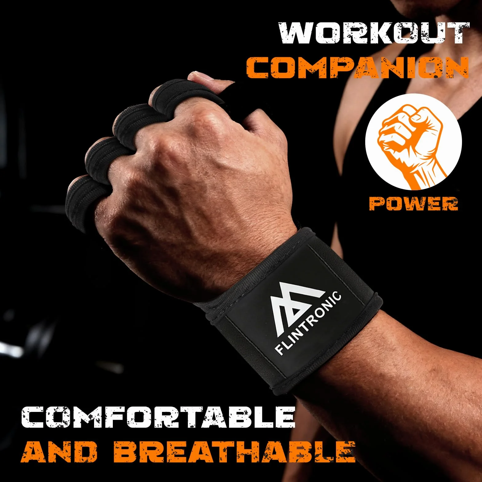 flintronic Rękawice treningowe fitness rozmiar M