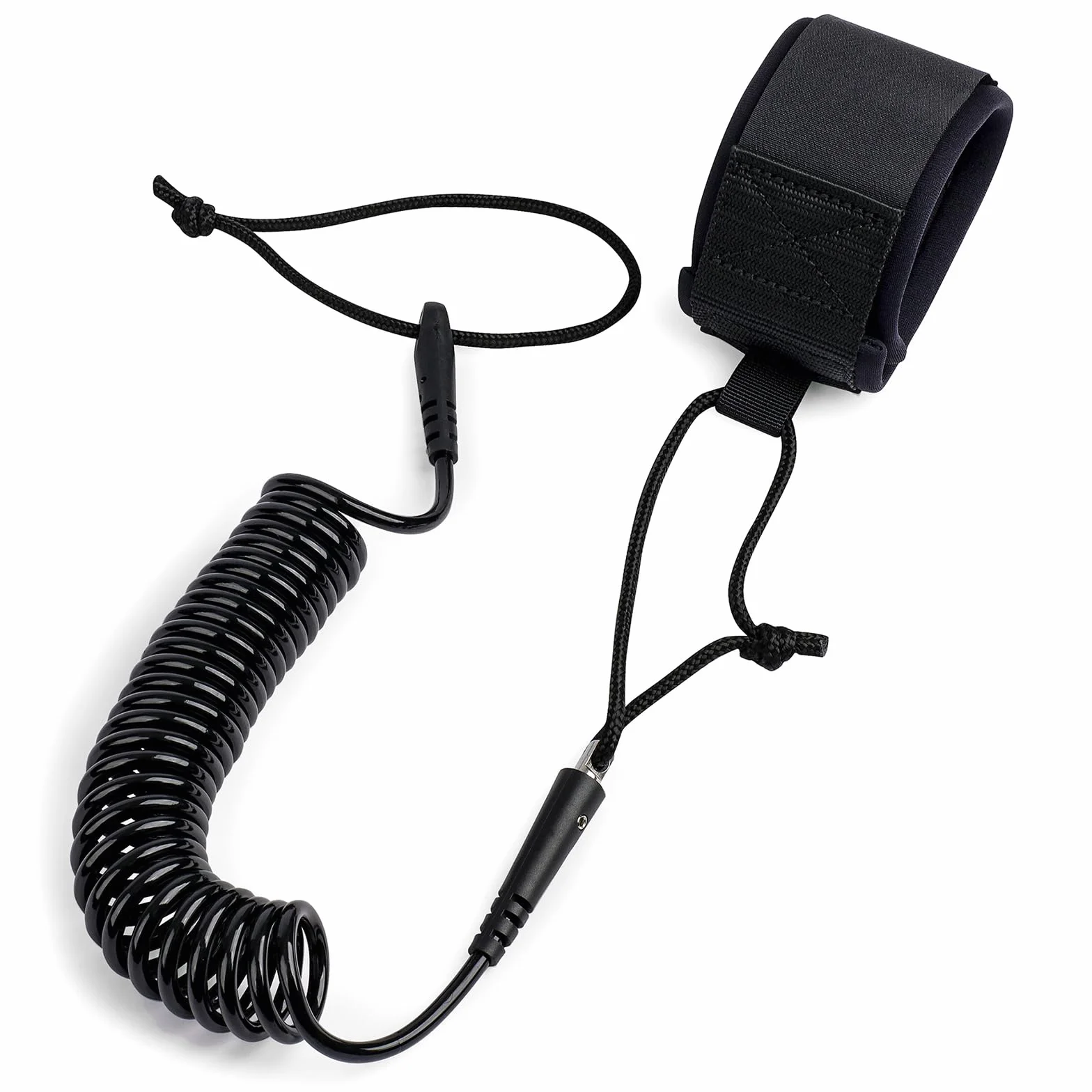 Abahub SUP Smycz do deski surfingowej Safety Line 3 m 5 mm czarna
