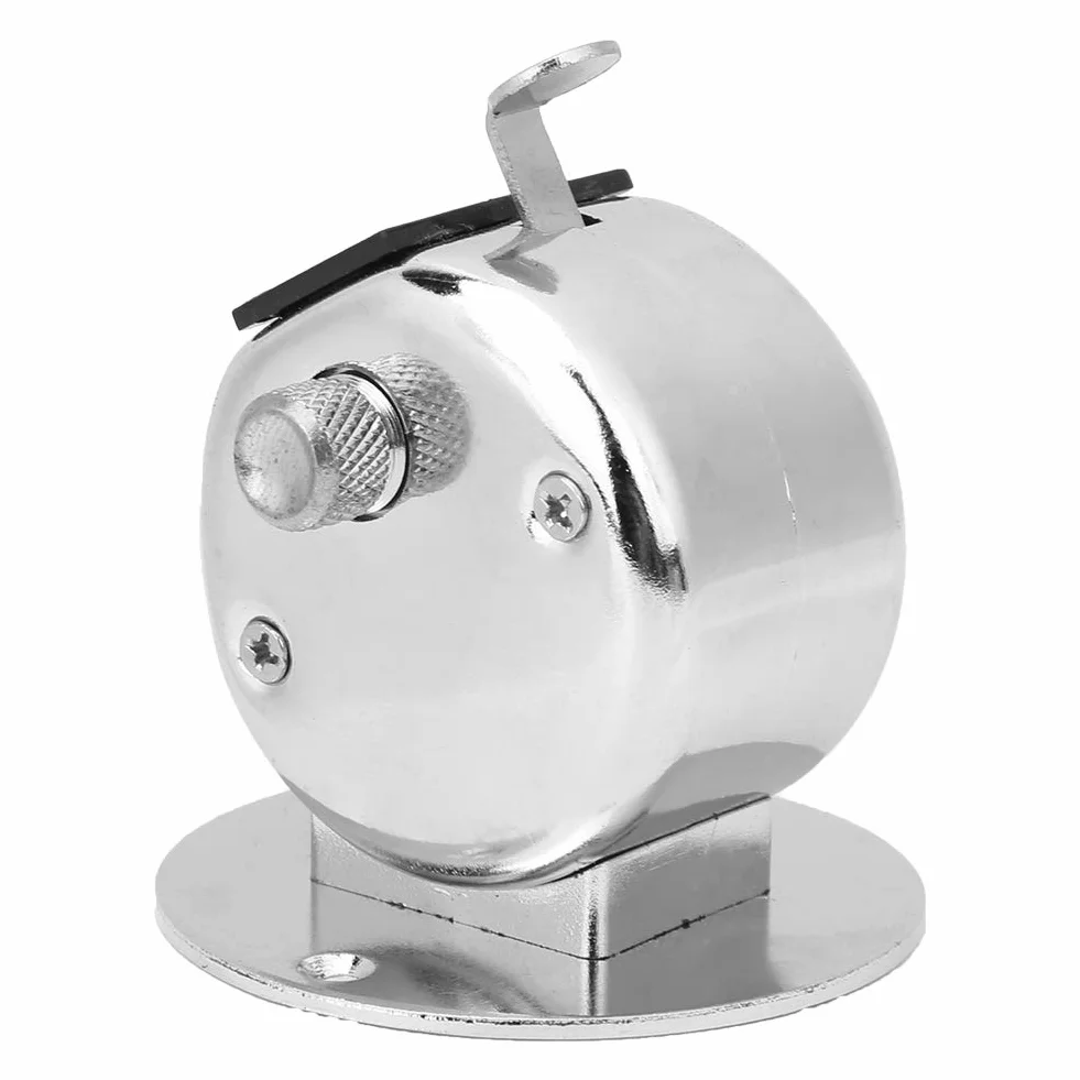 Tally Counter Silber Metall Hand Click Counter 4-stellig manuelle mechanische Palm Counter Stadium Sport Supplies