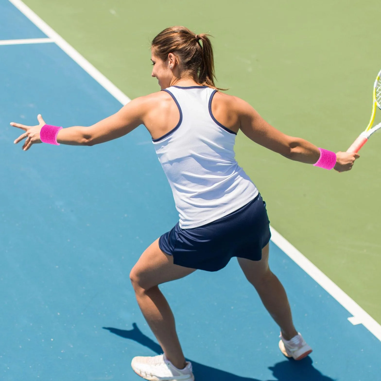 Zestaw opasek na głowę i opasek na nadgarstki, sportowe opaski na nadgarstek i opaskę na głowę, sportowe opaski na nadgarstki, chłonne opaski sportowe, opaska sportowa