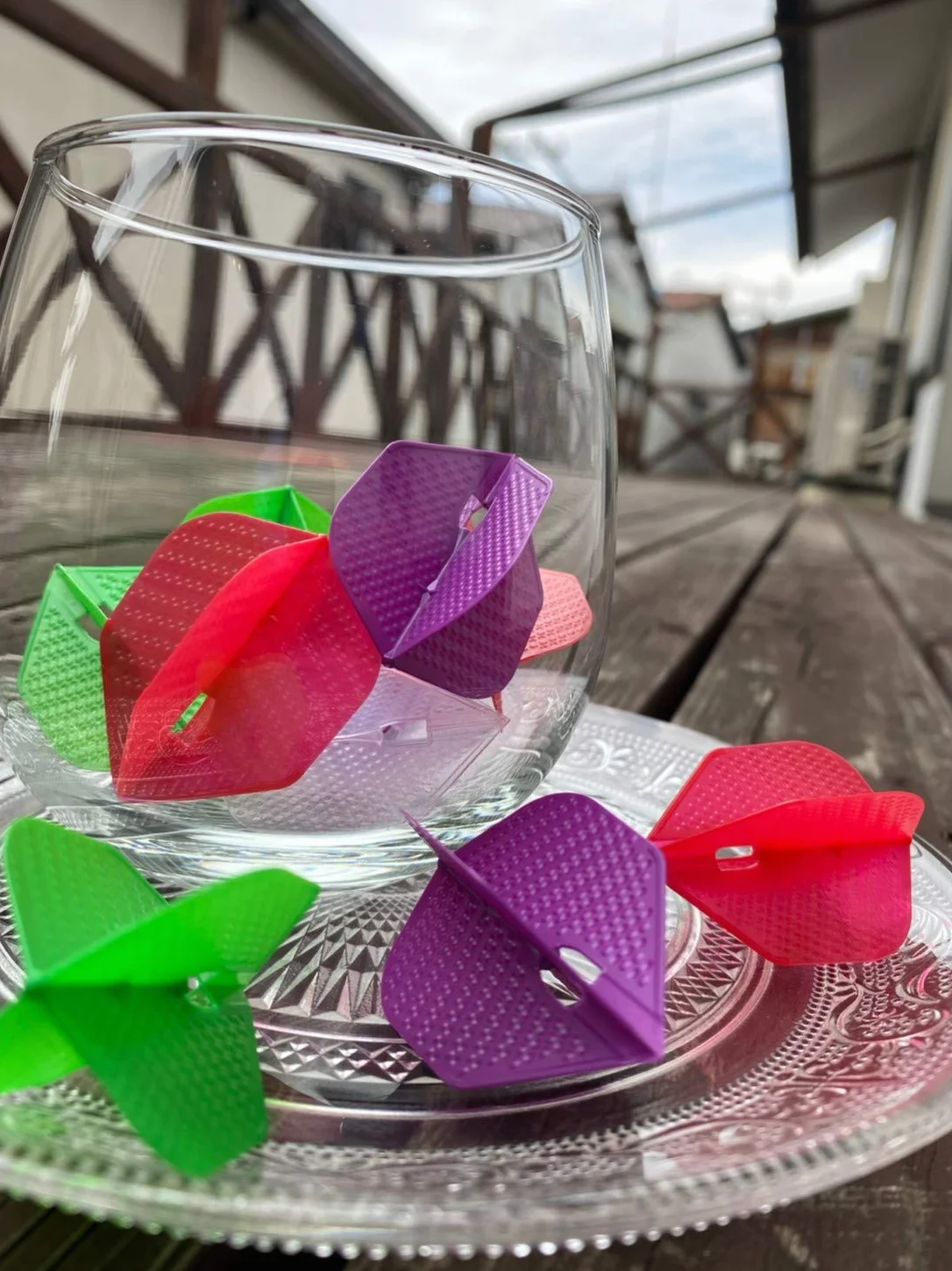 Piórka L-Style Champagne L3 Shape Dimple Red