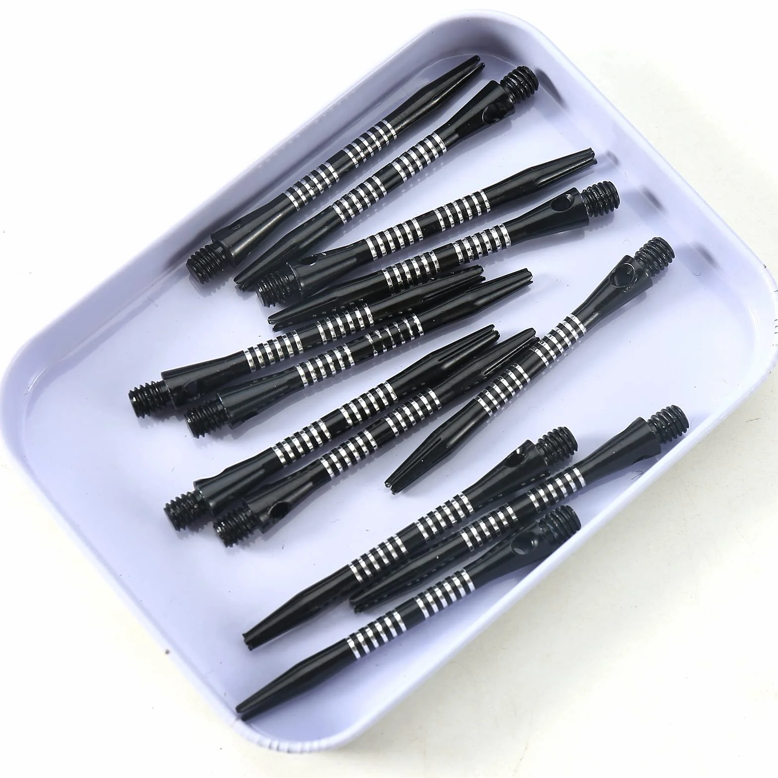 Dart shafts czarne trzonki dart lotki lotki pierścień gumowy (typ B-1)