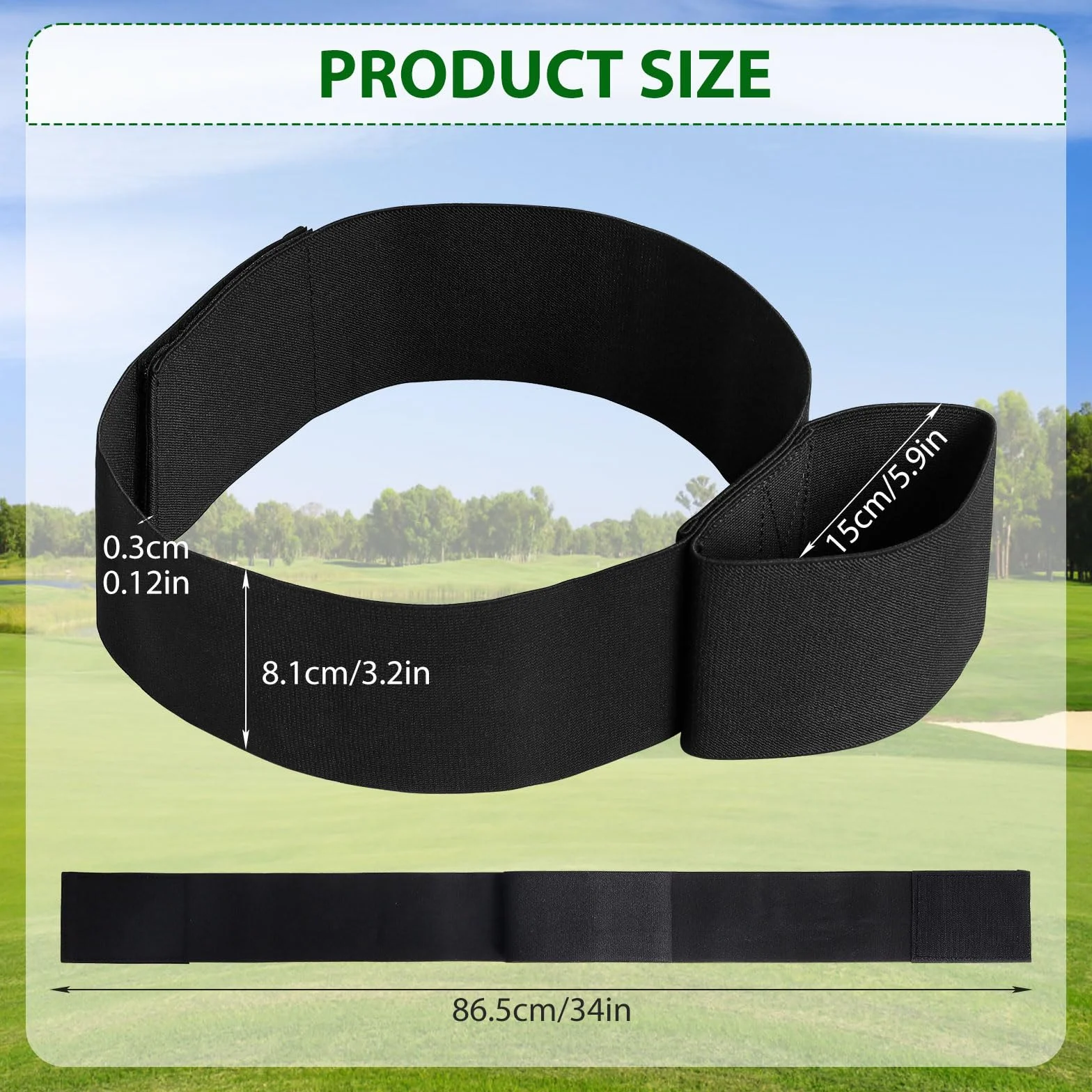 Hainue Zespoły Ramię Swing Golf Training,Regulowany Pasek Do Prawidłowego Swing Golf,Odpowiedni Początkujący,Poprawić Pozycję Swing