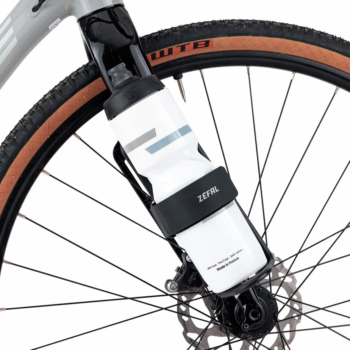 ZEFAL Z Adventure Cage - Rower i MTB Butelka na butelkę - Uniwersalny uchwyt na bidon - Bikepacking uchwyt na butelkę - do wszystkich rodzajów pojemników, czarny, 230x81x94 mm EU